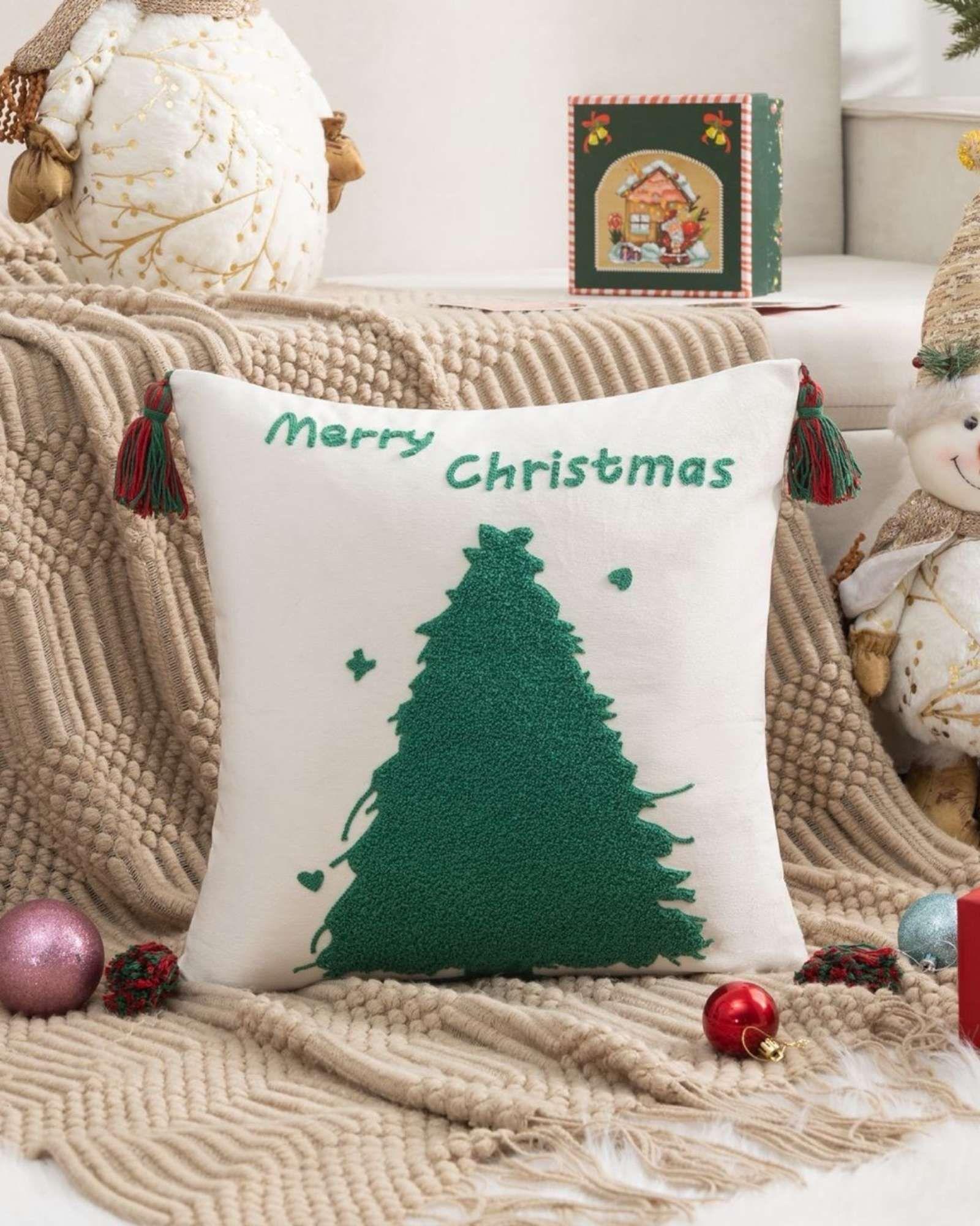 PACK DE 4 FUNDAS DE COJIN PARA NAVIDAD A1-1