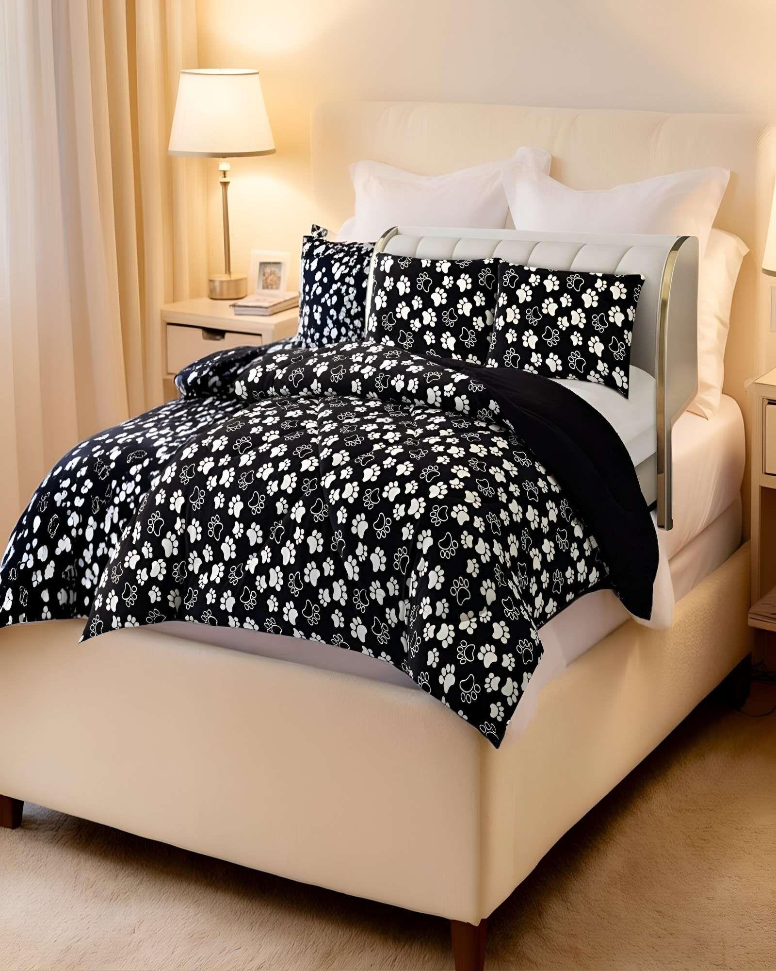 COBERTOR CON CHIPORRO PLUSH 2 PLAZAS 230X250CM NEGRO C13-2