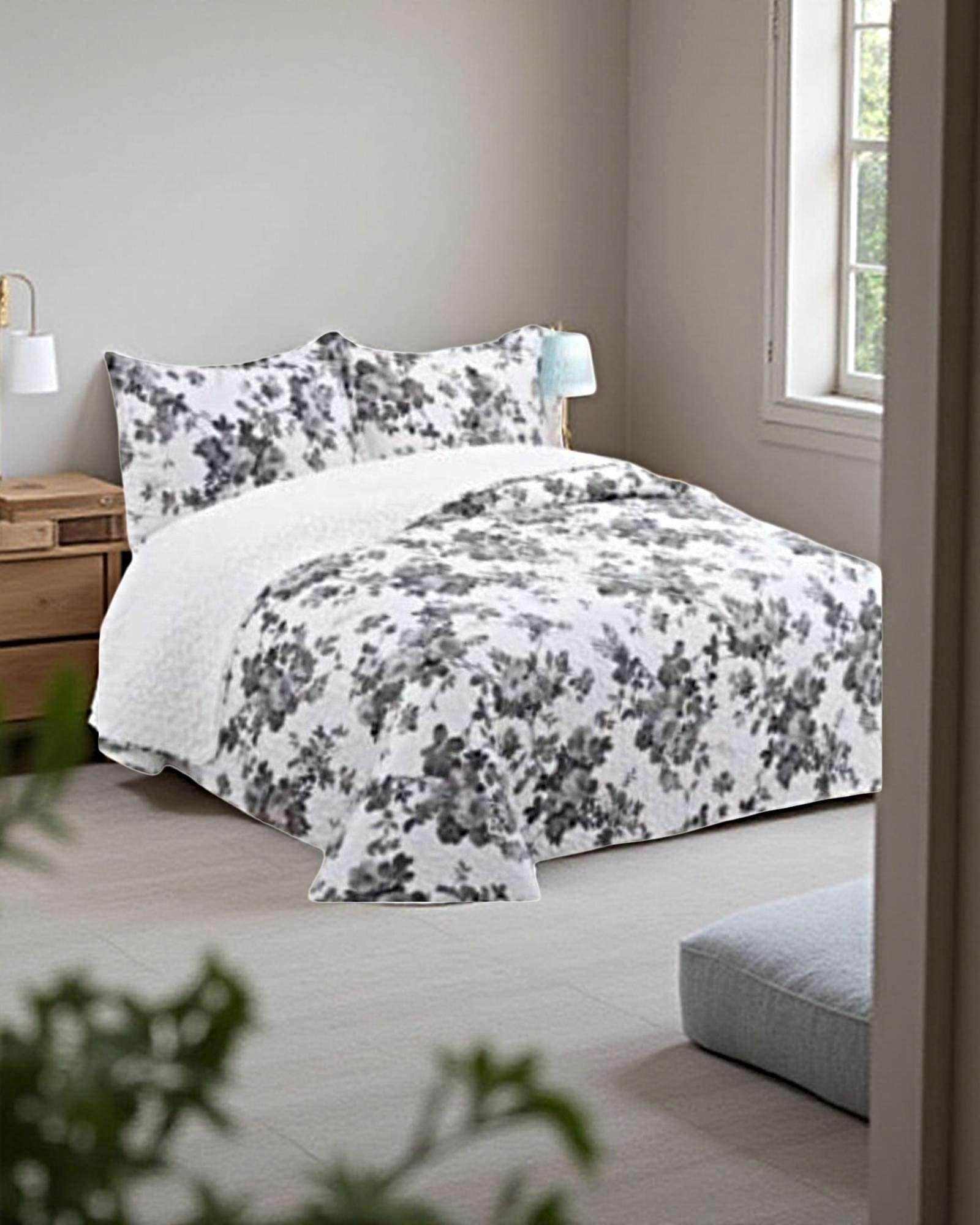 CUBRECAMA QUILT CON CHIPORRO KING N33-2