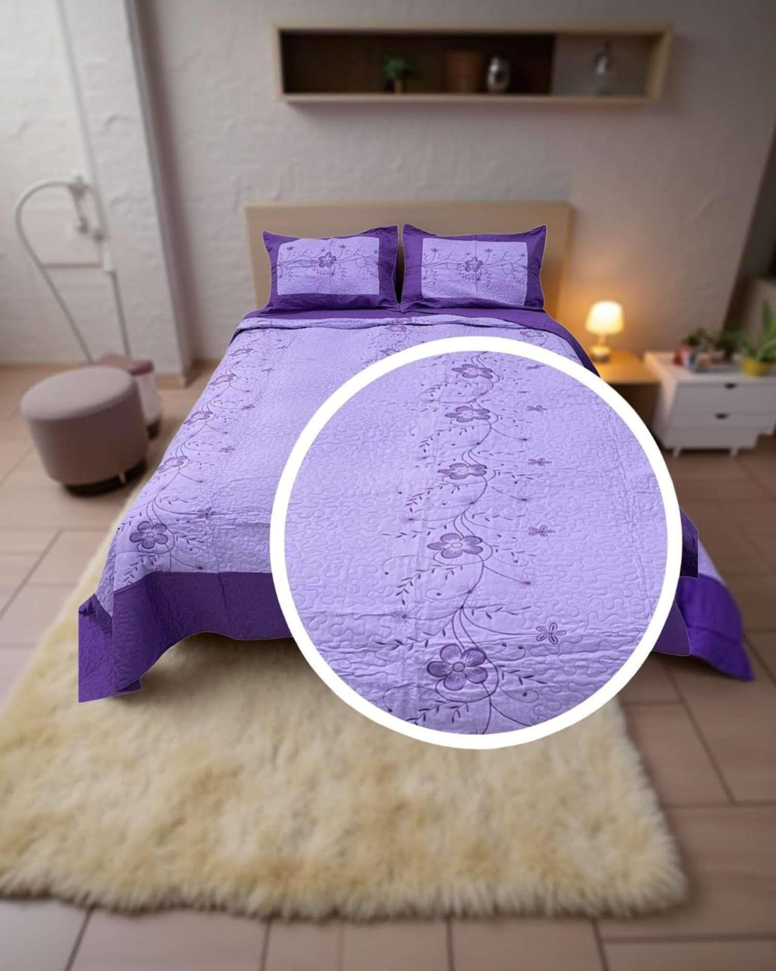 CUBRECAMA QUILT DE VERANO PLAZA Y MEDIA 180x230cm V8-2