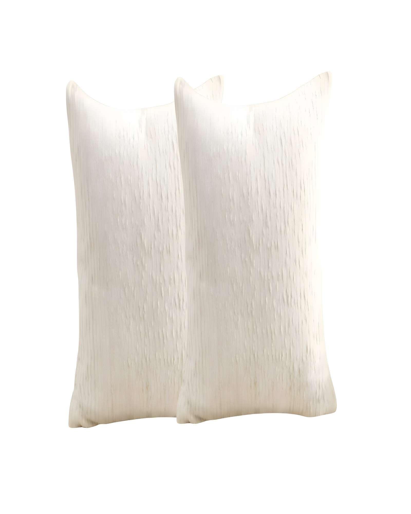 PACK DE 2 FUNDAS DE COJIN CHENILLE LINEA BLANCO-1