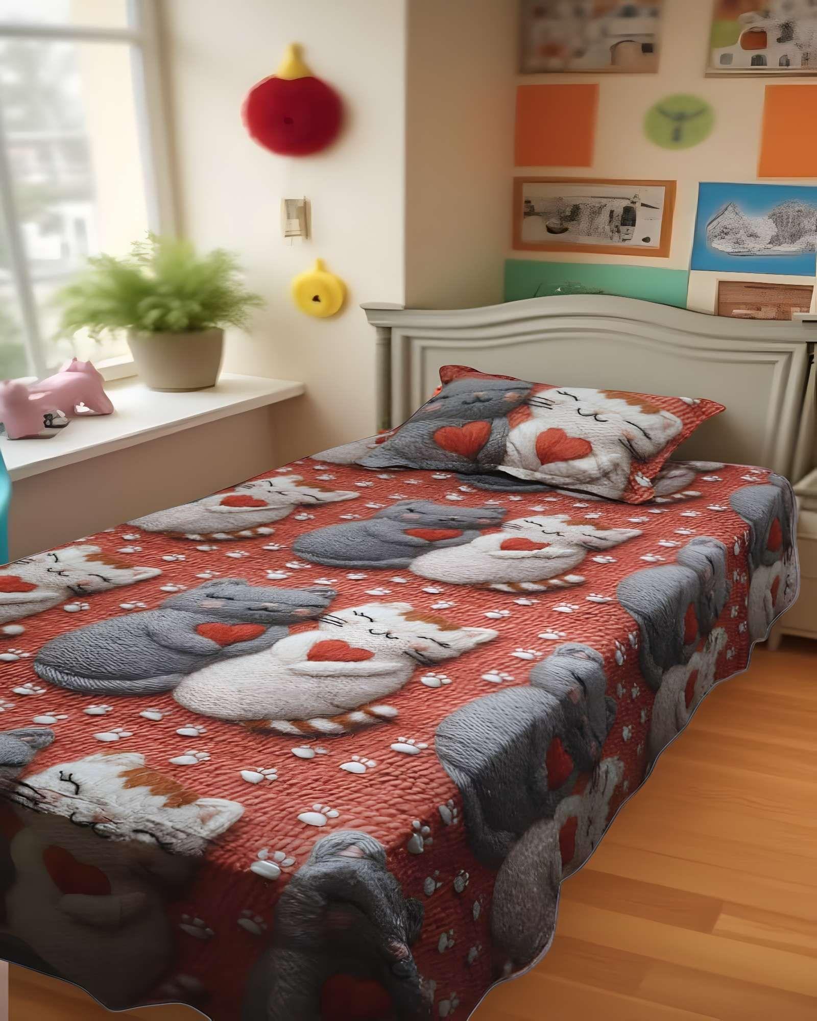 CUBRECAMA DE VERANO 3D 2 PLAZAS V01-3