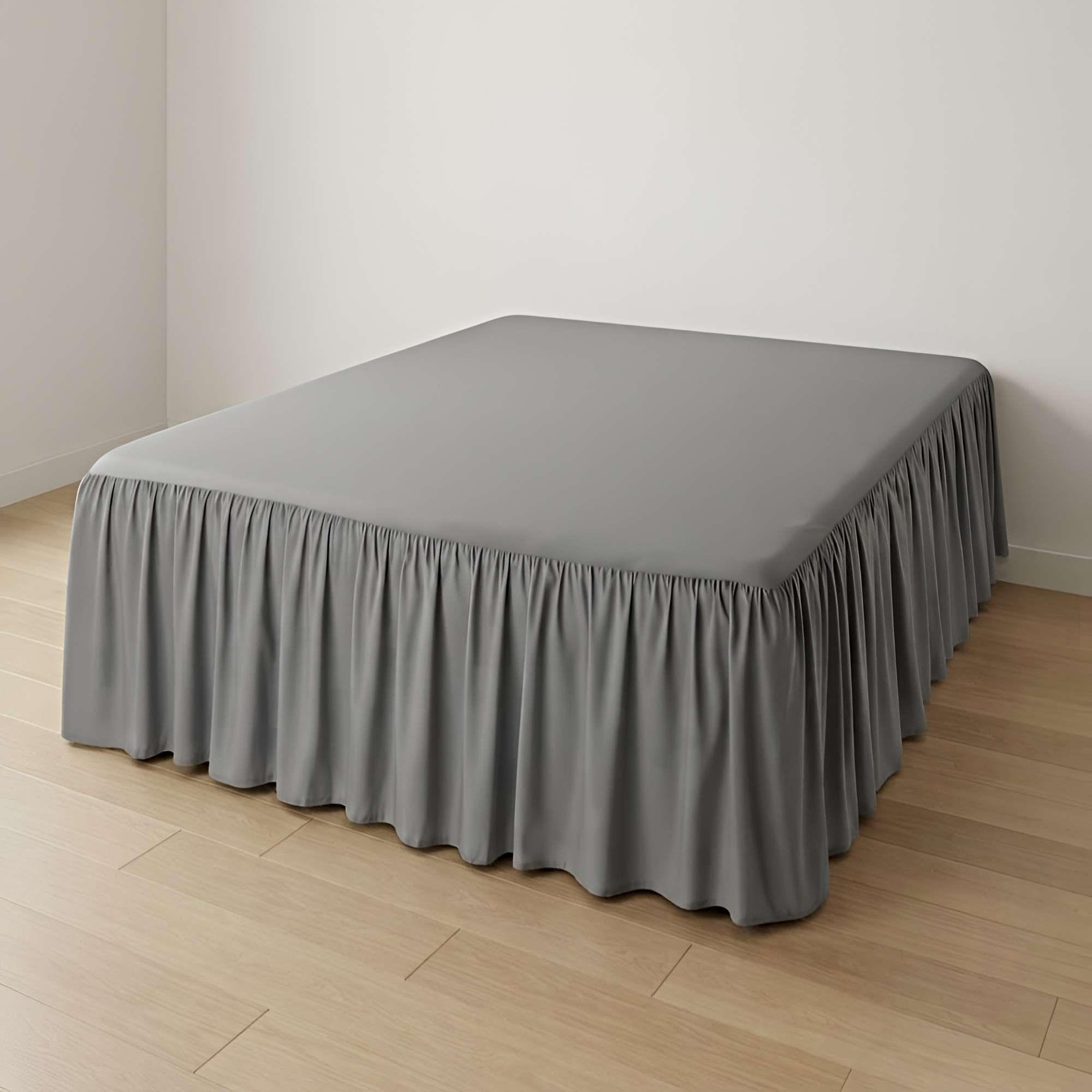 FALDON DE CAMA SIN FUNDA PLAZA Y MEDIA GRIS-1