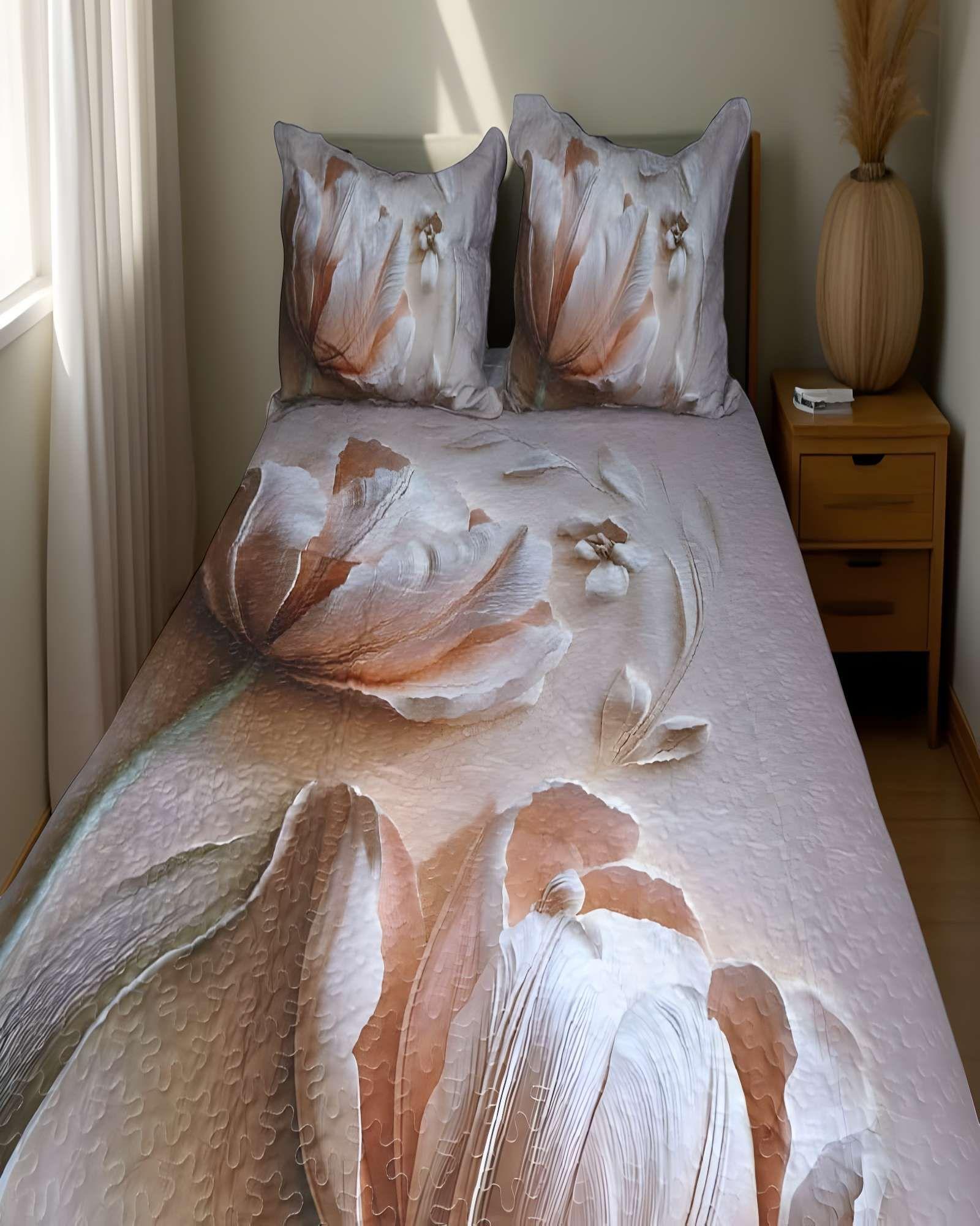 CUBRECAMA DE VERANO 3D KING V07-2