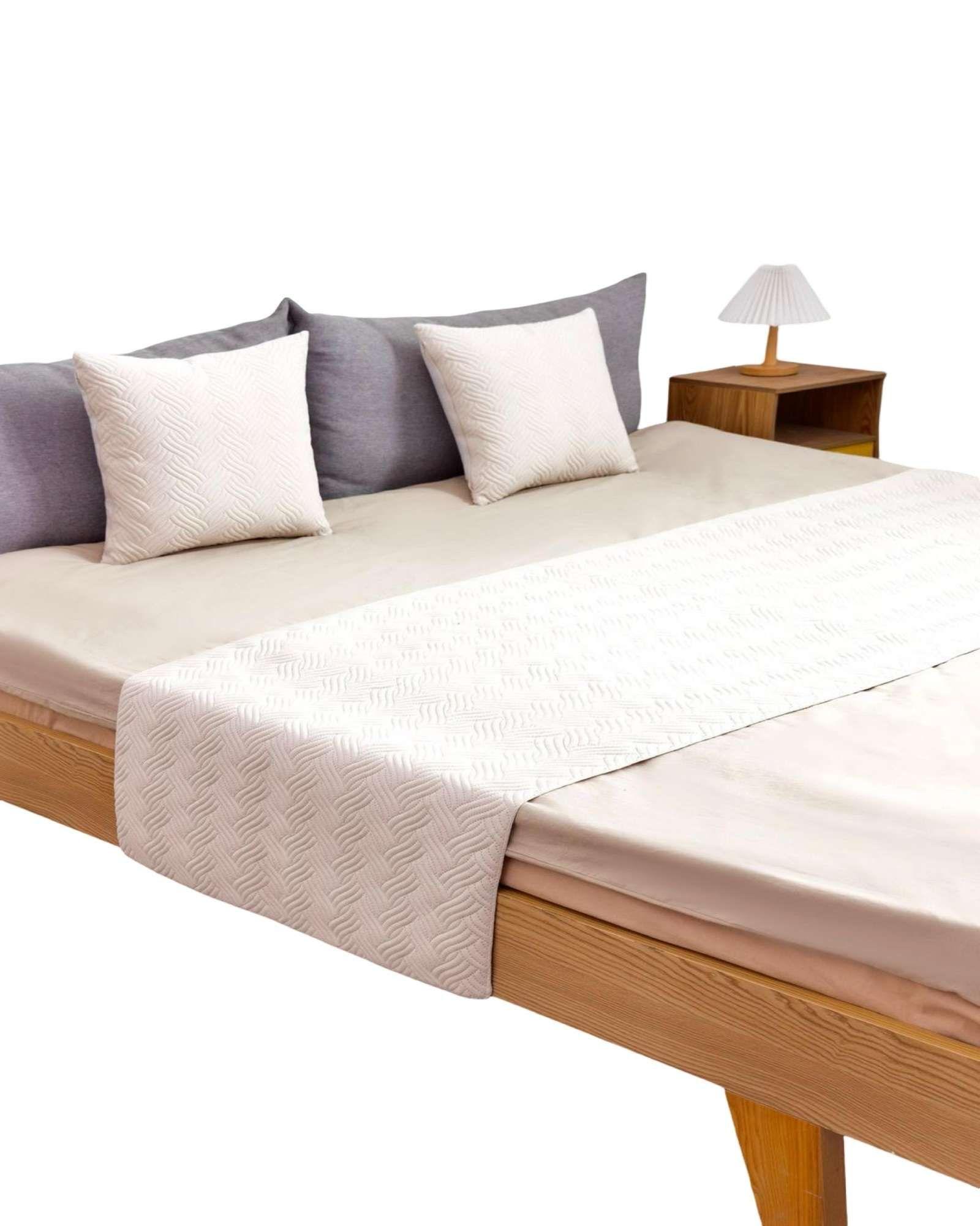 PIECERA CON 2 FUNDAS ELEGANTE BEIGE-2