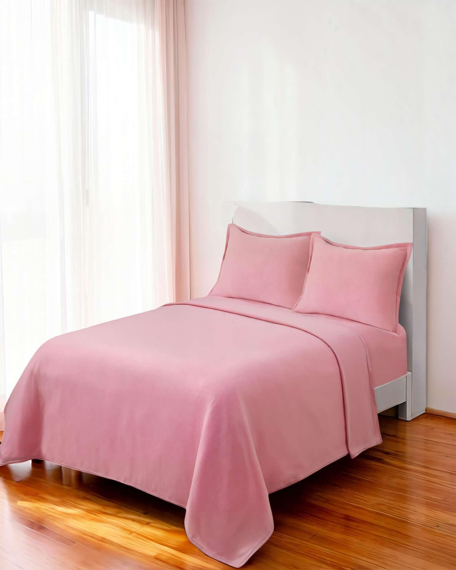 SABANA PREMIUM POLAR  KING  COLOR ROSADO -3