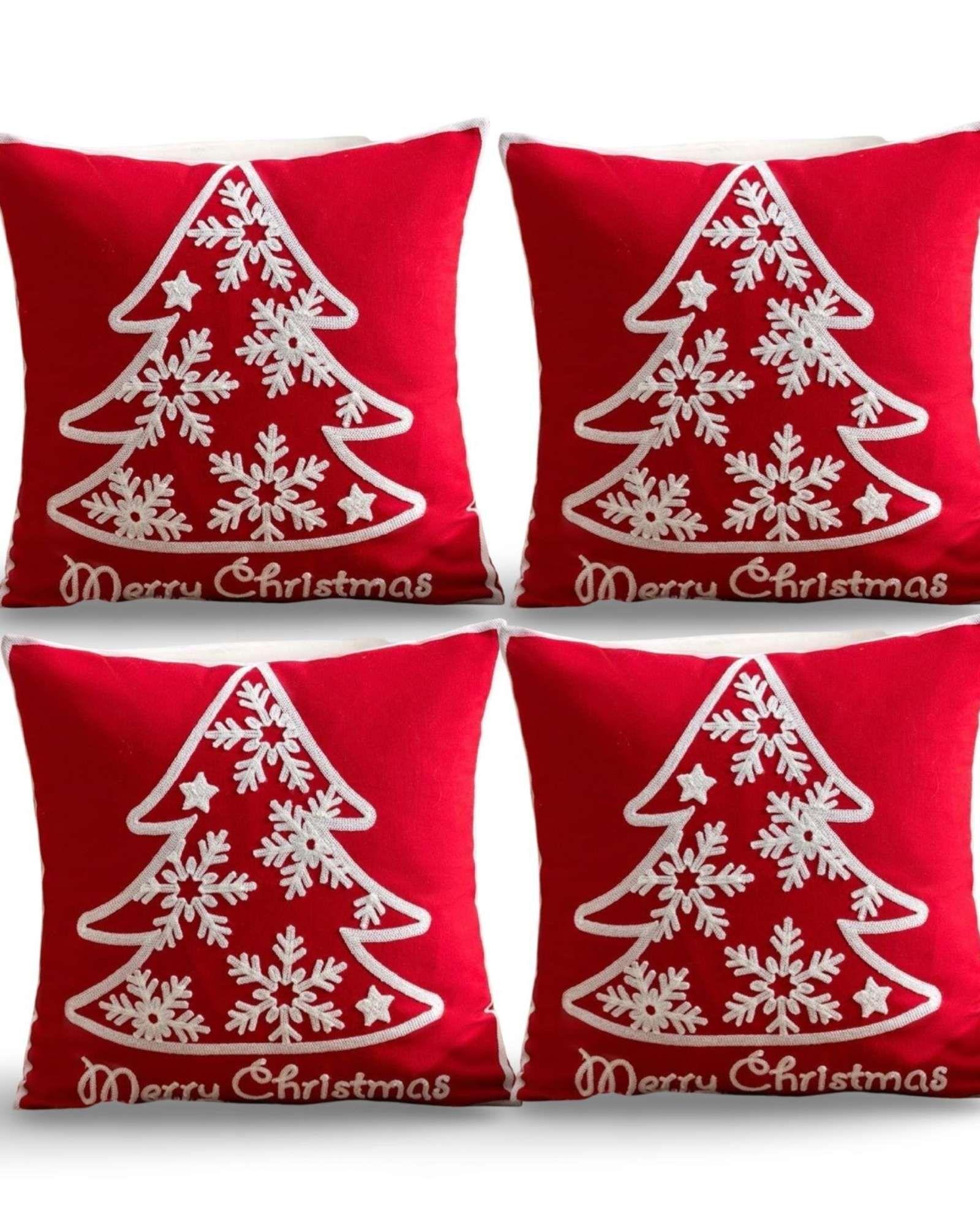 PACK DE 4 FUNDAS DE COJIN PARA NAVIDAD K11-0