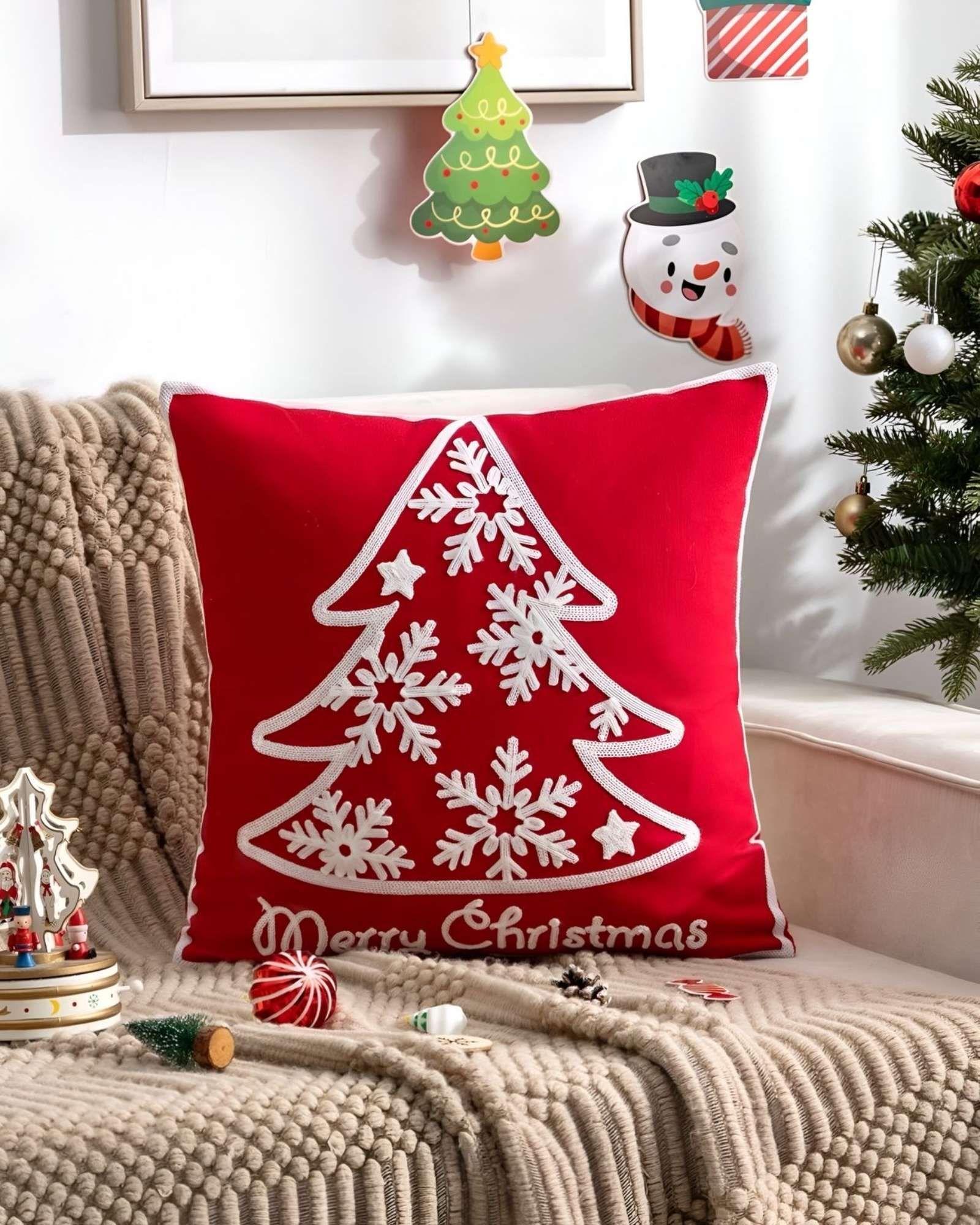 PACK DE 4 FUNDAS DE COJIN PARA NAVIDAD K11-1