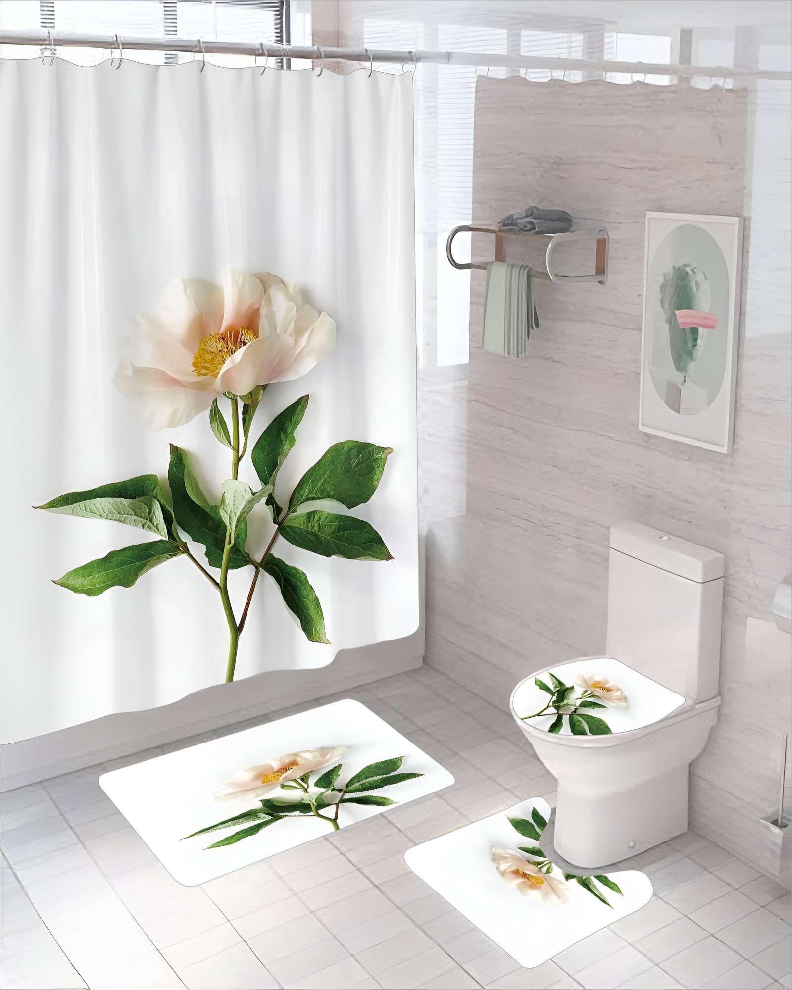 PACK DE 4 PIEZAS PARA BAÑO CON ESTAMPADO 14-2