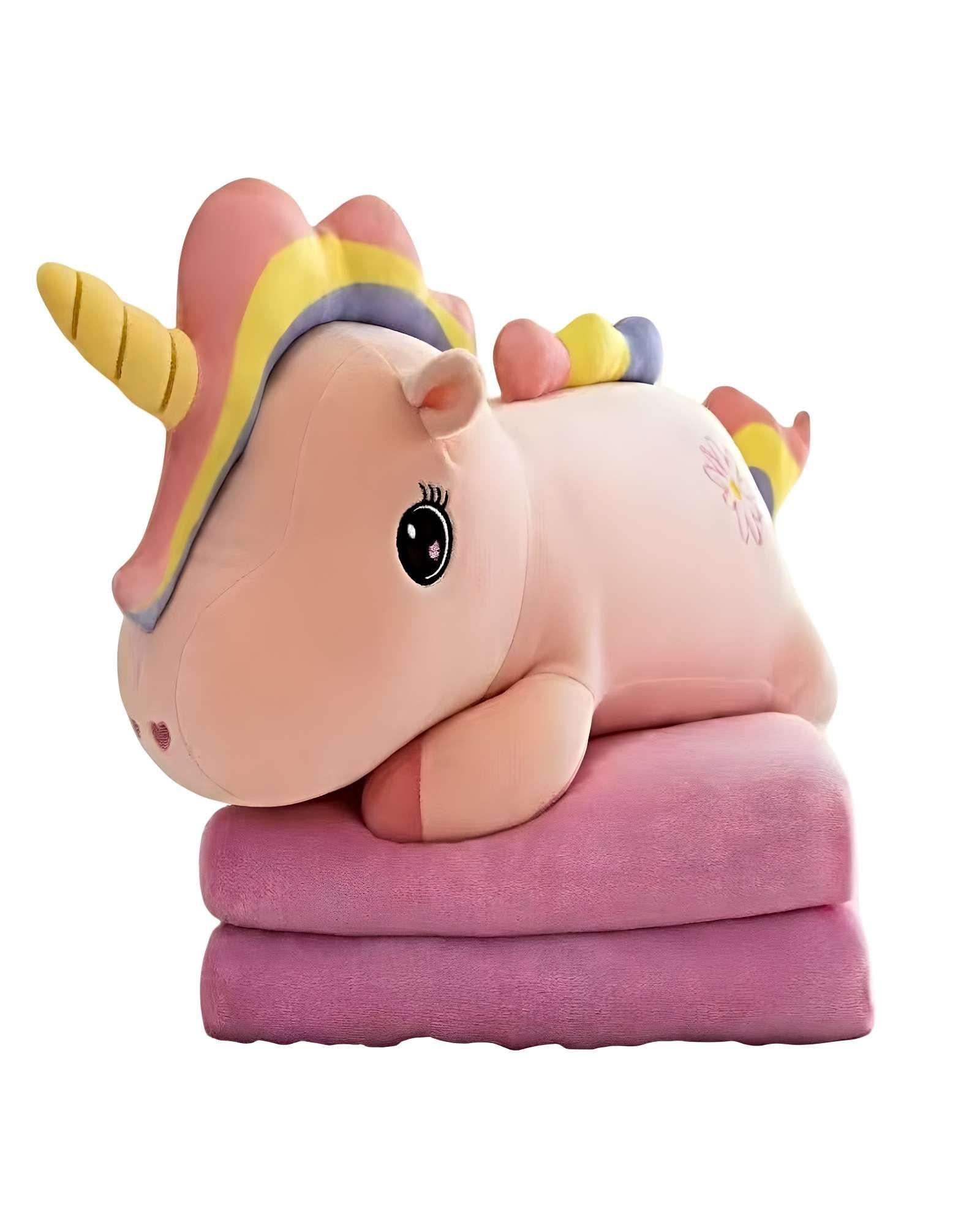 Manta Peluche Térmica 2-en-1  de 1 Plaza rosa-0