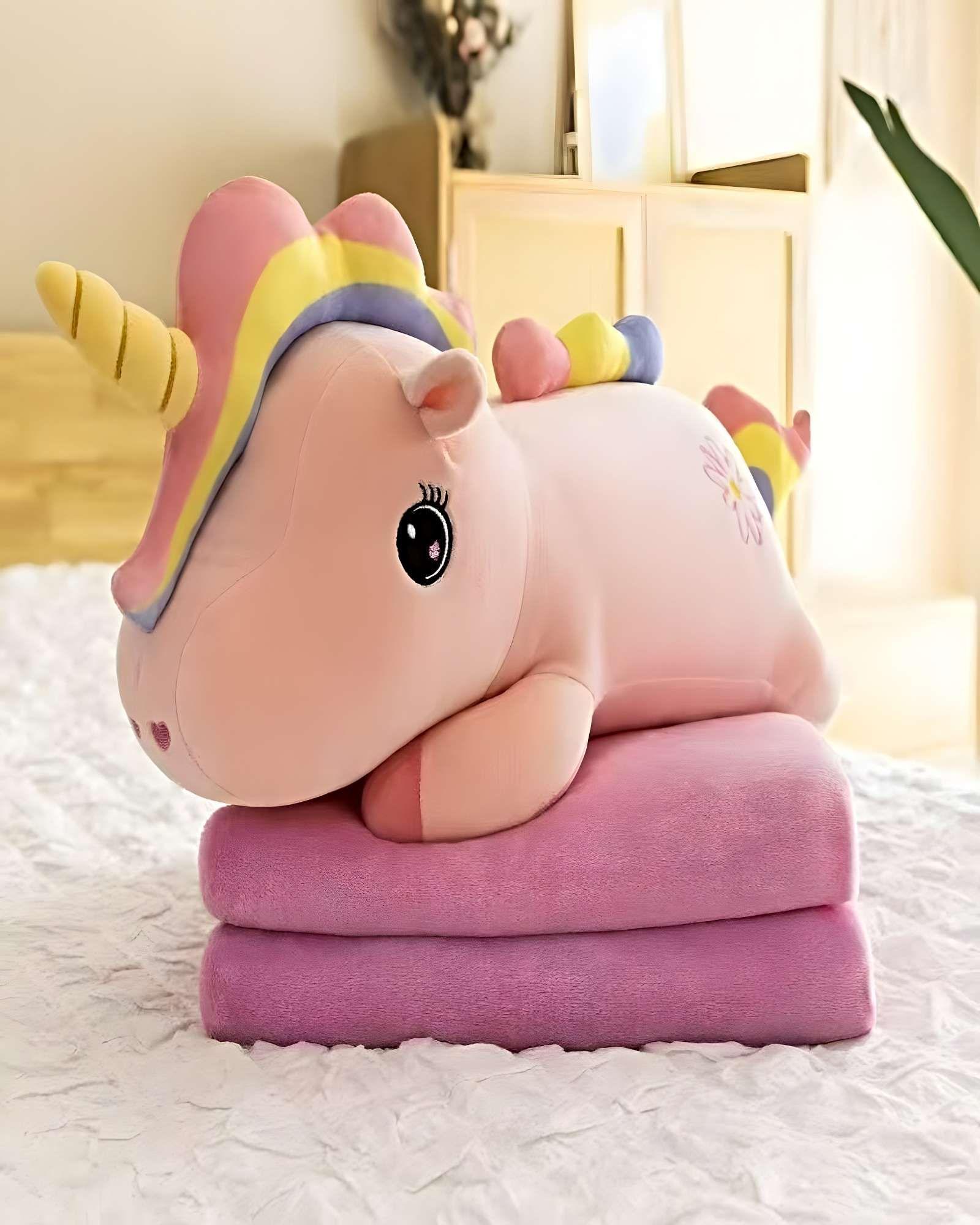 Manta Peluche Térmica 2-en-1  de 1 Plaza rosa-3
