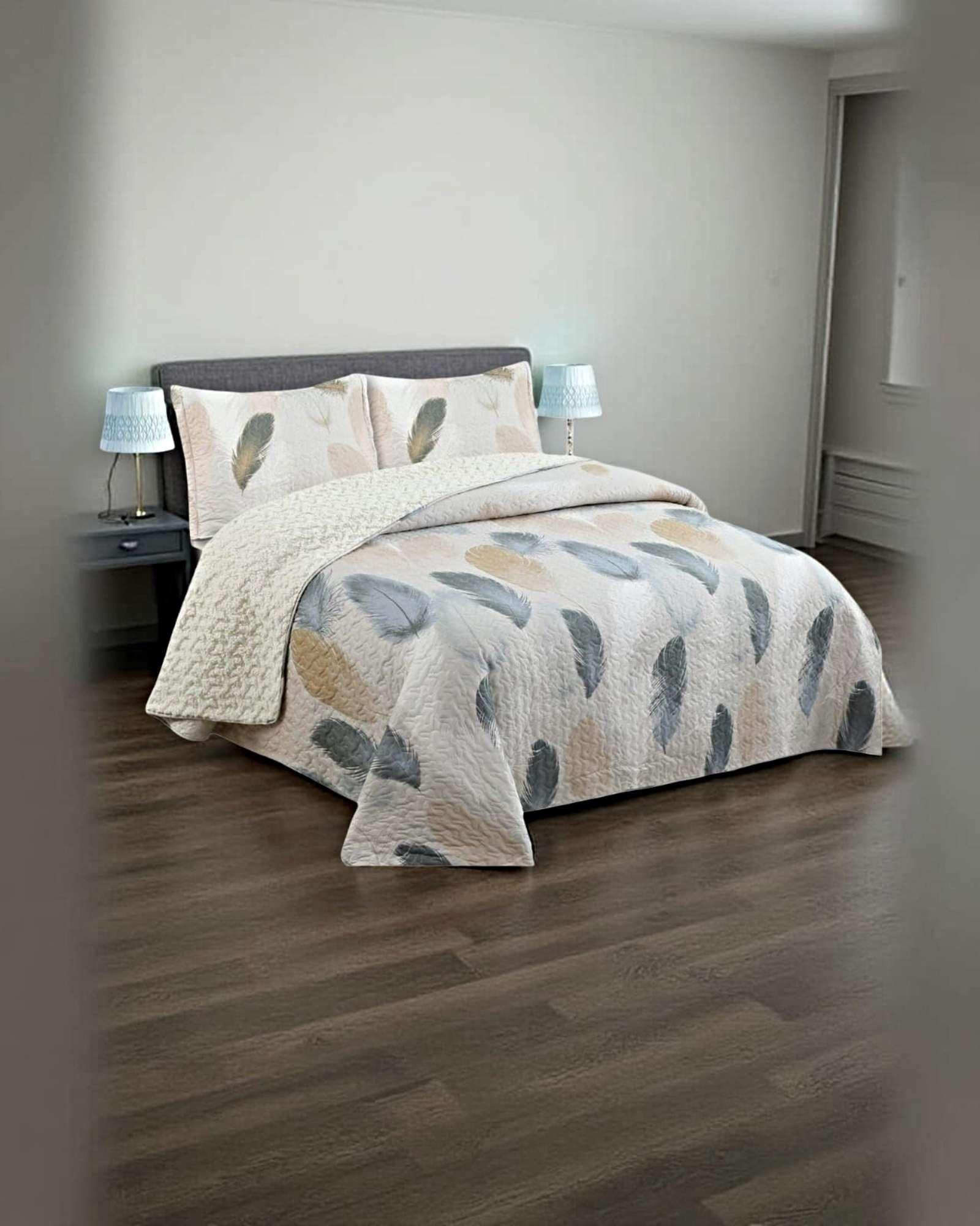 CUBRECAMA QUILT CON CHIPORRO 2P P24-2