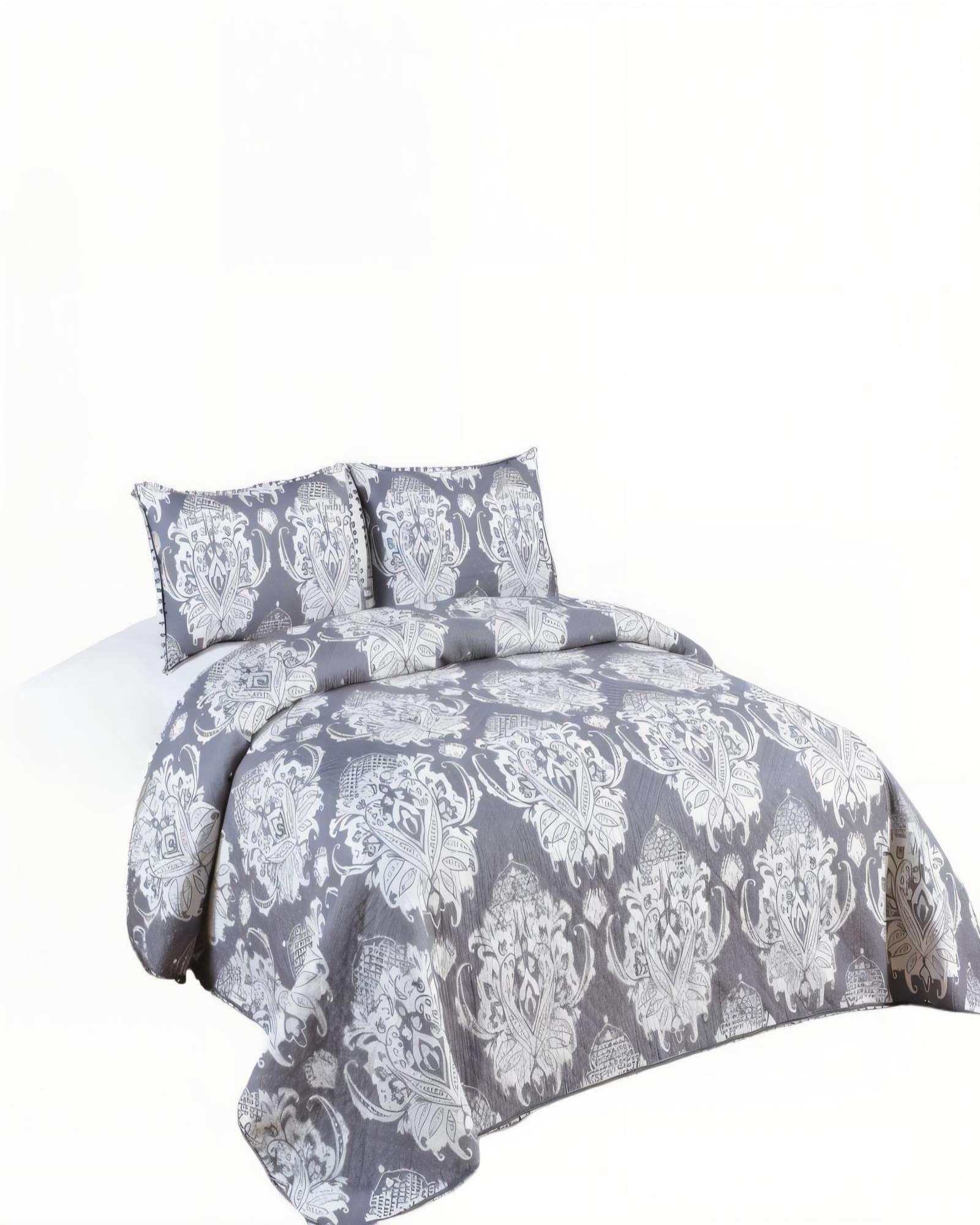 CUBRECAMA DE VERANO CON POMPON Y DISENO 2P MULTICOLOR 05-0