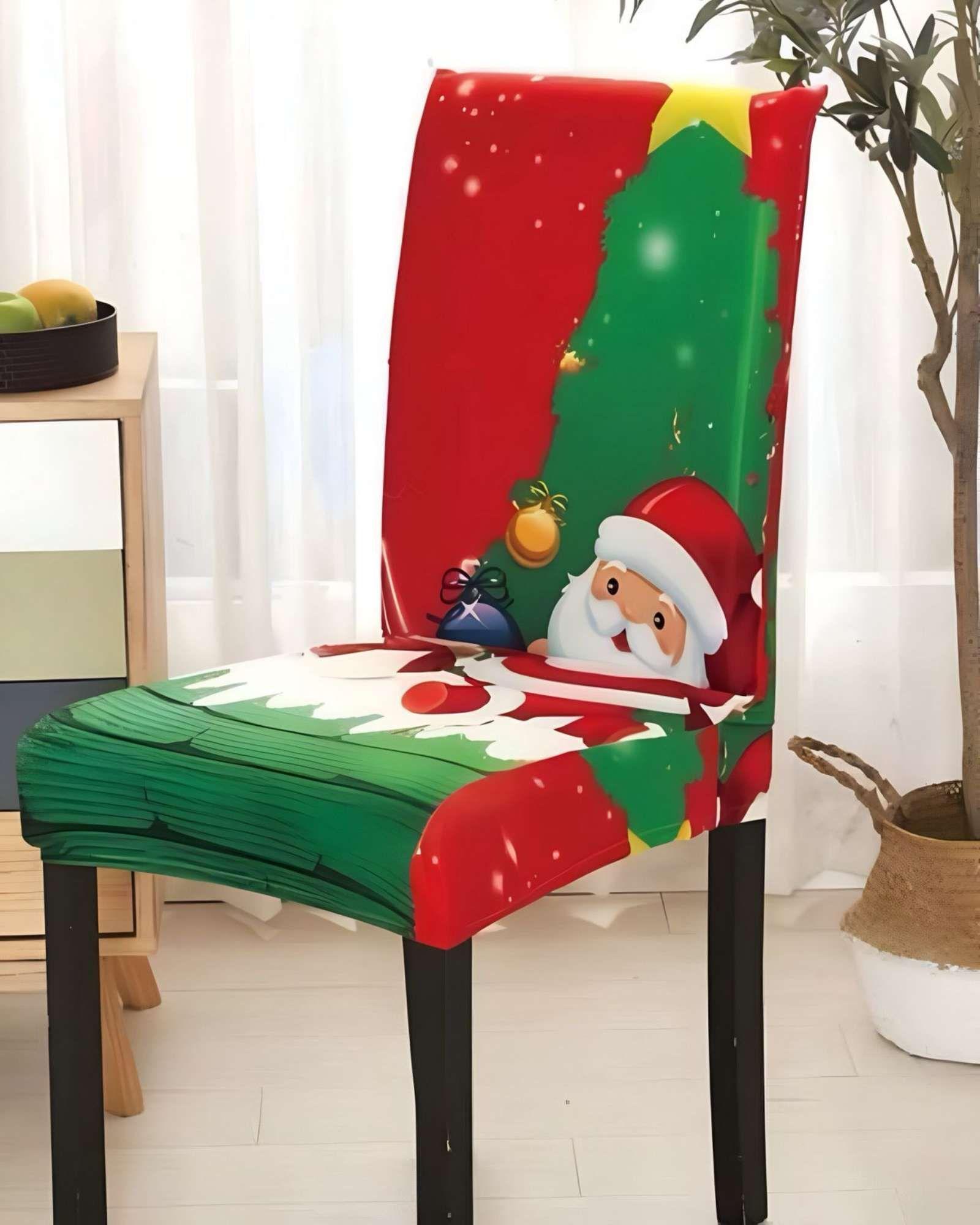 PACK DE 6 FUNDAS PARA SILLAS DE NAVIDAD N09-3