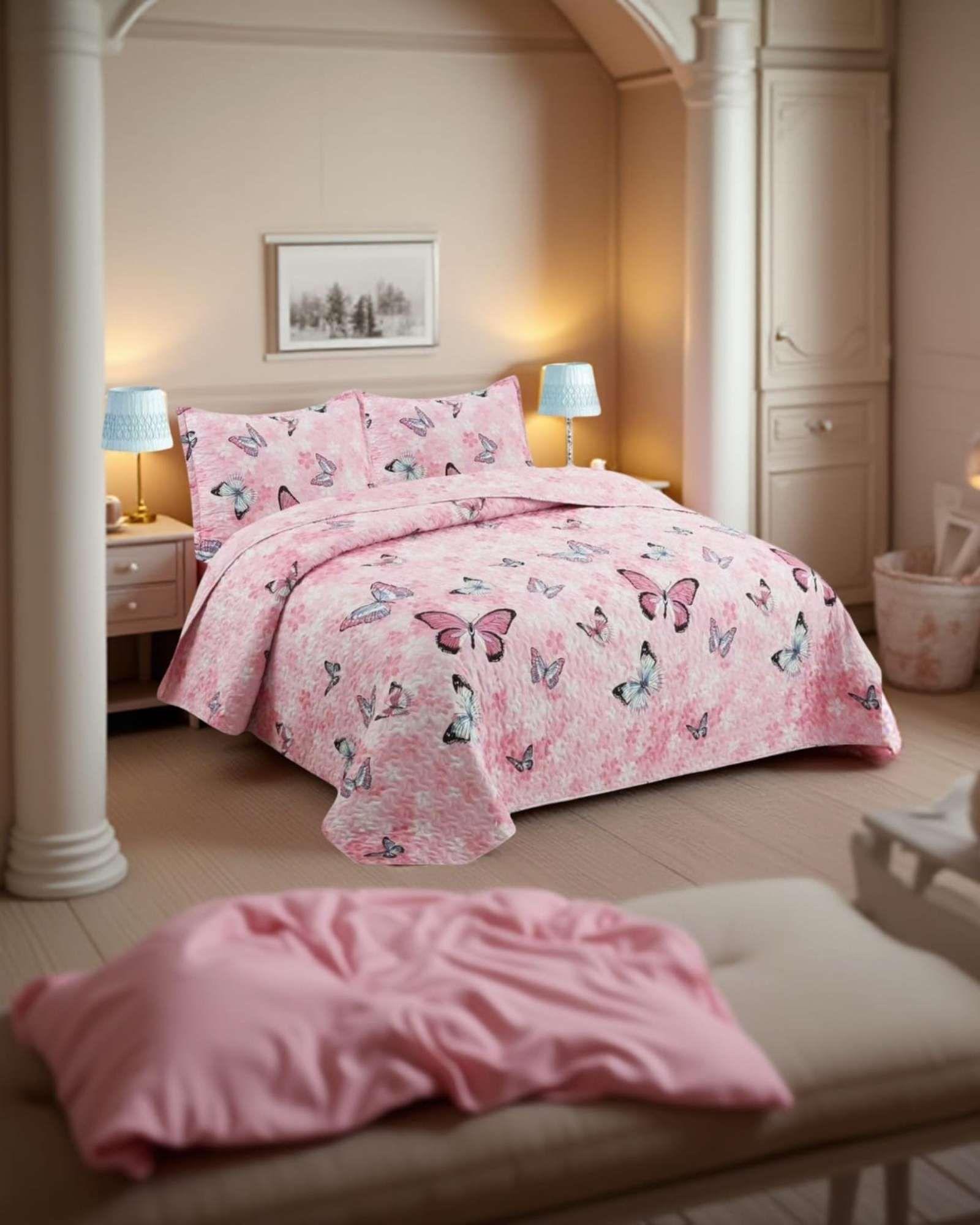 CUBRECAMA QUILT DE VERANO PLAZA Y MEDIA 180x230cm V3-2