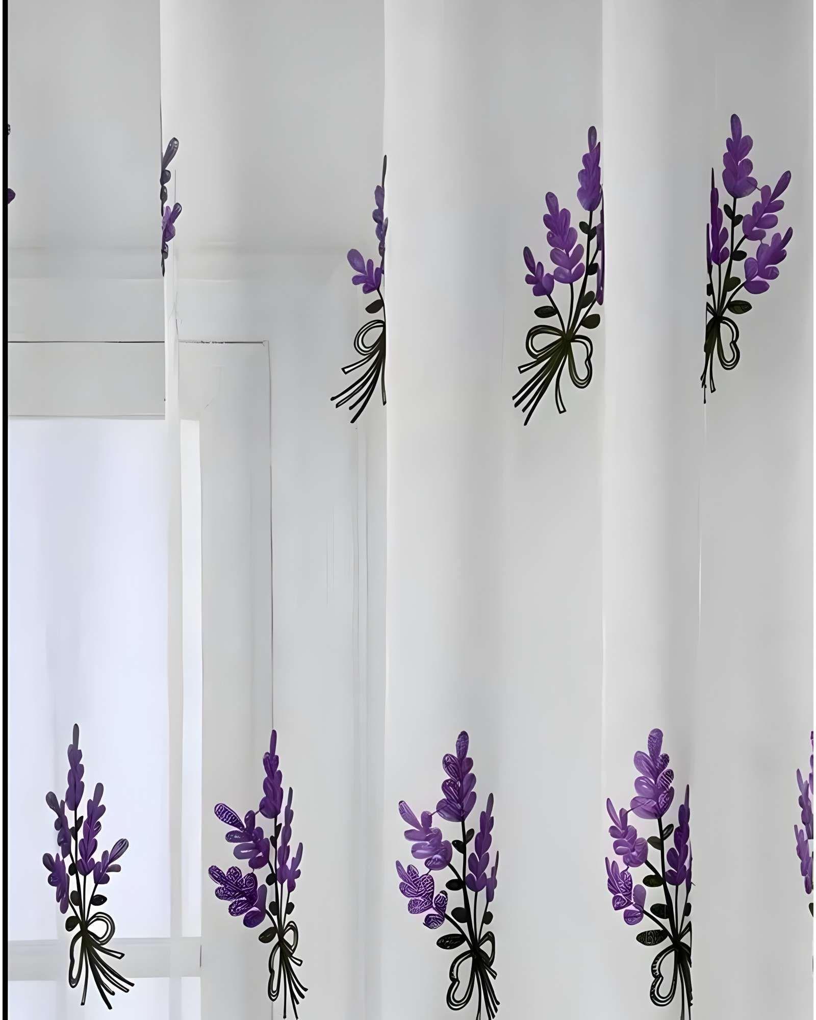 VISILLO CORTINA LAVANDA 140x230 Cm 2 PAÑOS-3