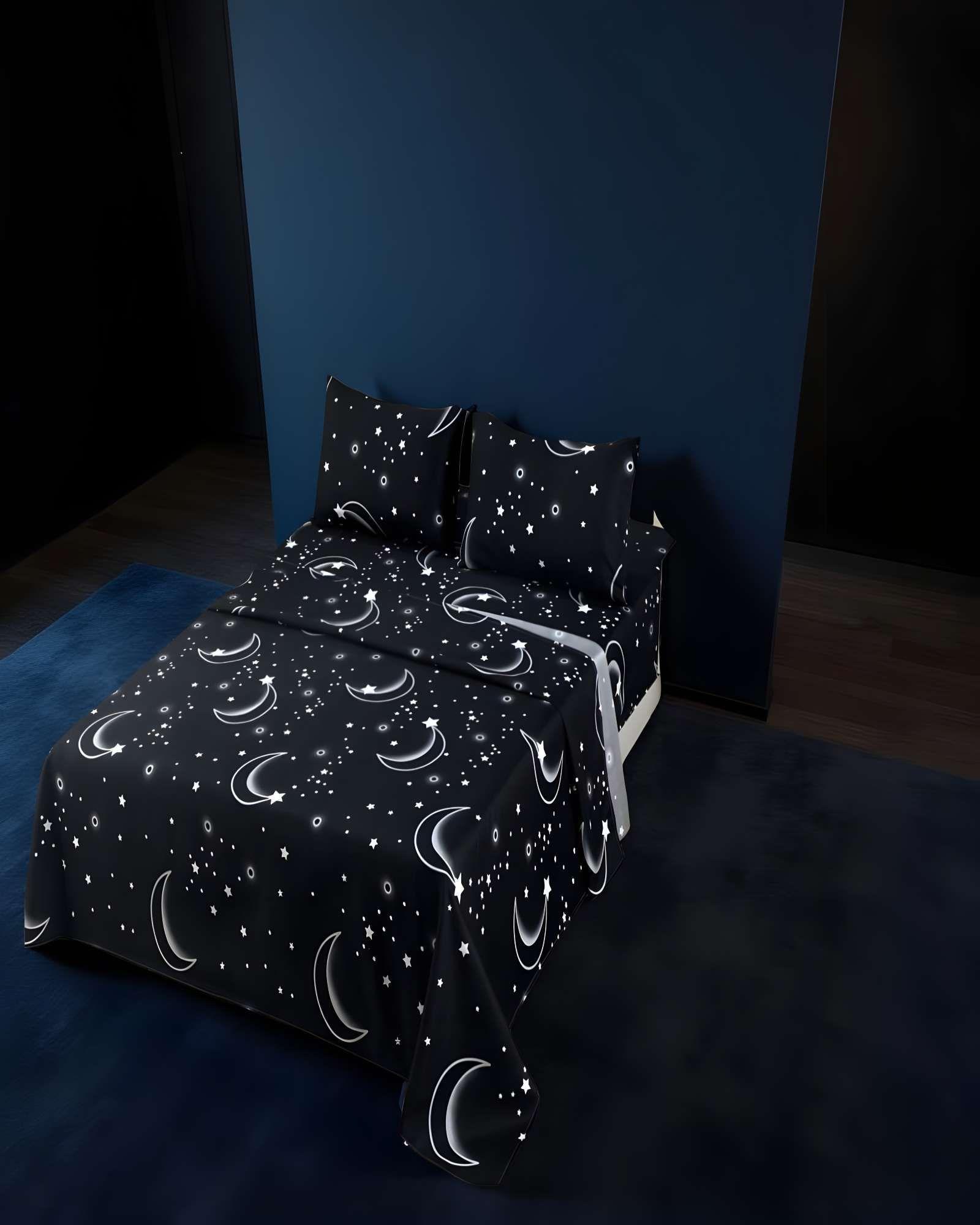 SET DE SABANAS 100% EXTRASUAVE 2 PLAZAS NEGRO C1-2