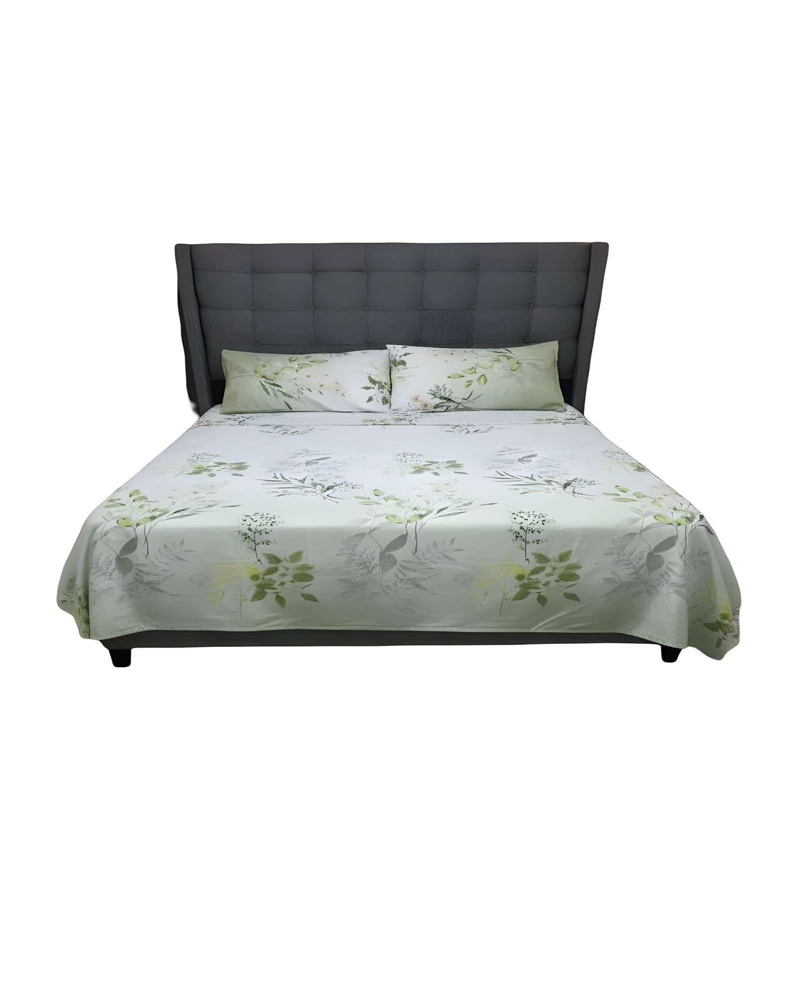 SET DE SABANAS 100% EXTRASUAVE 1 PLAZA VERDE-0