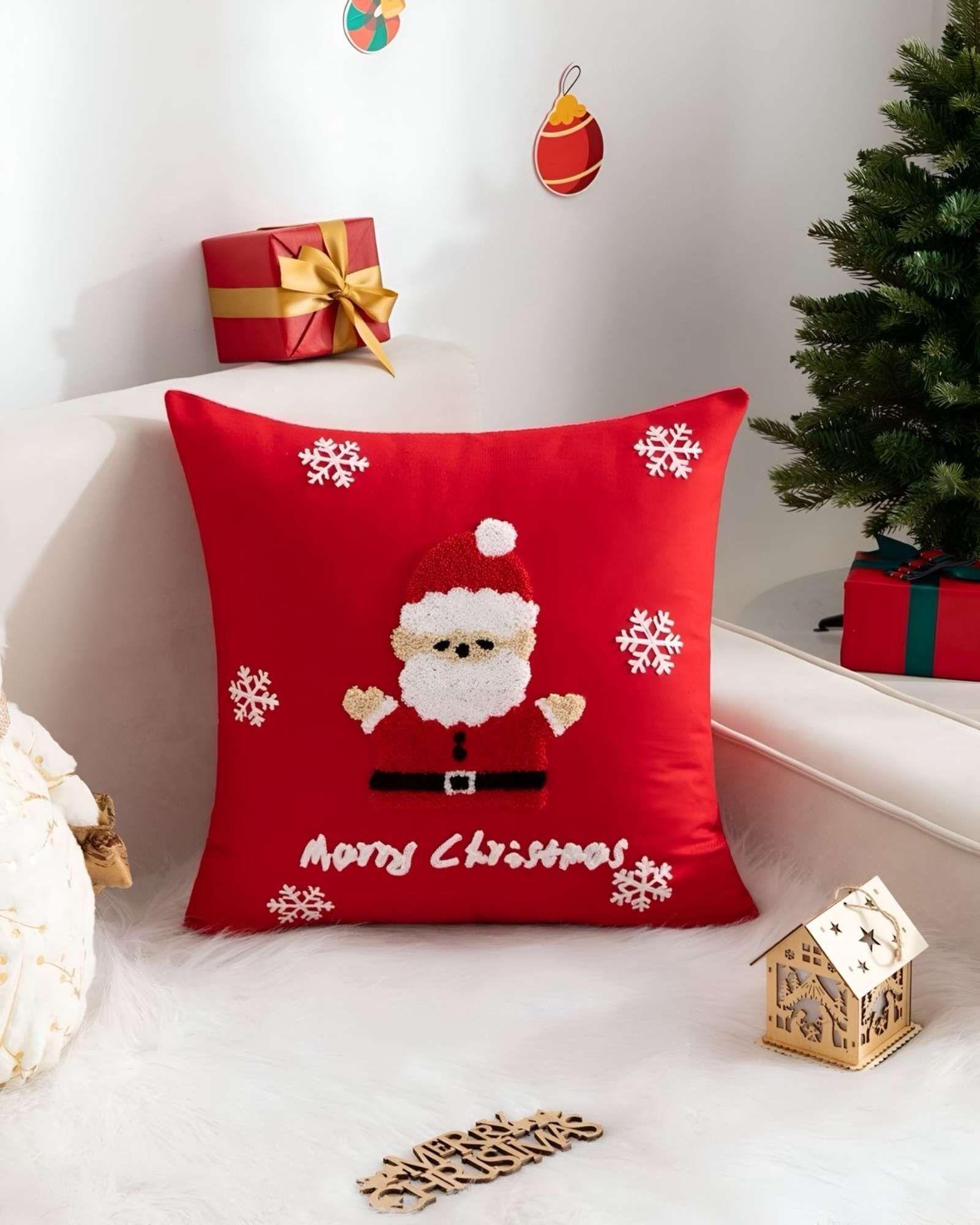 PACK DE 4 FUNDAS DE COJIN PARA NAVIDAD K10-1