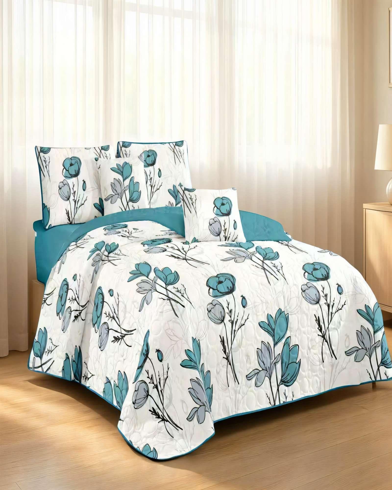 QUILT CUBRECAMA DE VERANO 2 PLAZAS CON DISENO 13-3