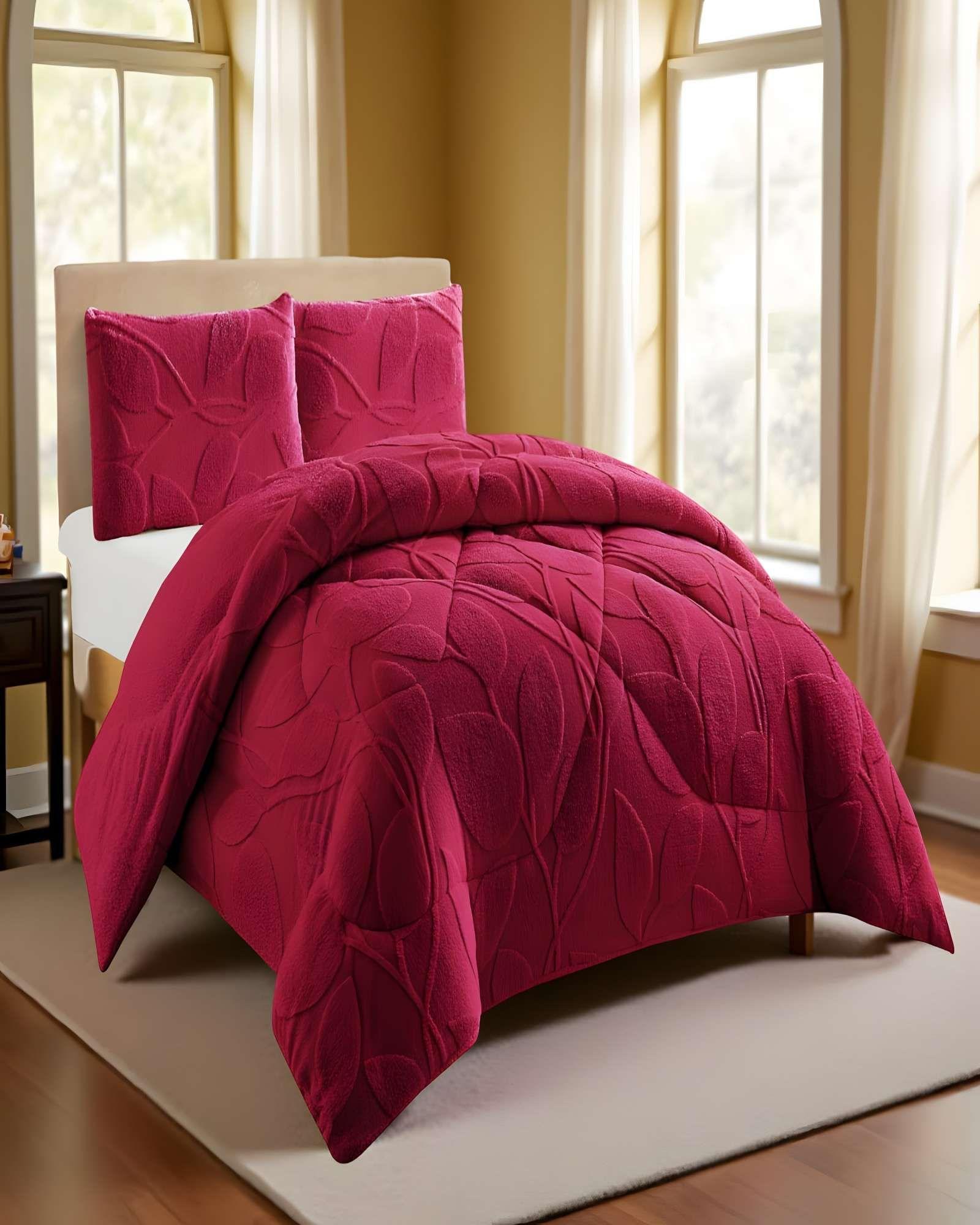 COBERTOR SHERPA TEXTURIZADO RY 2 PLAZAS BURDEO-3