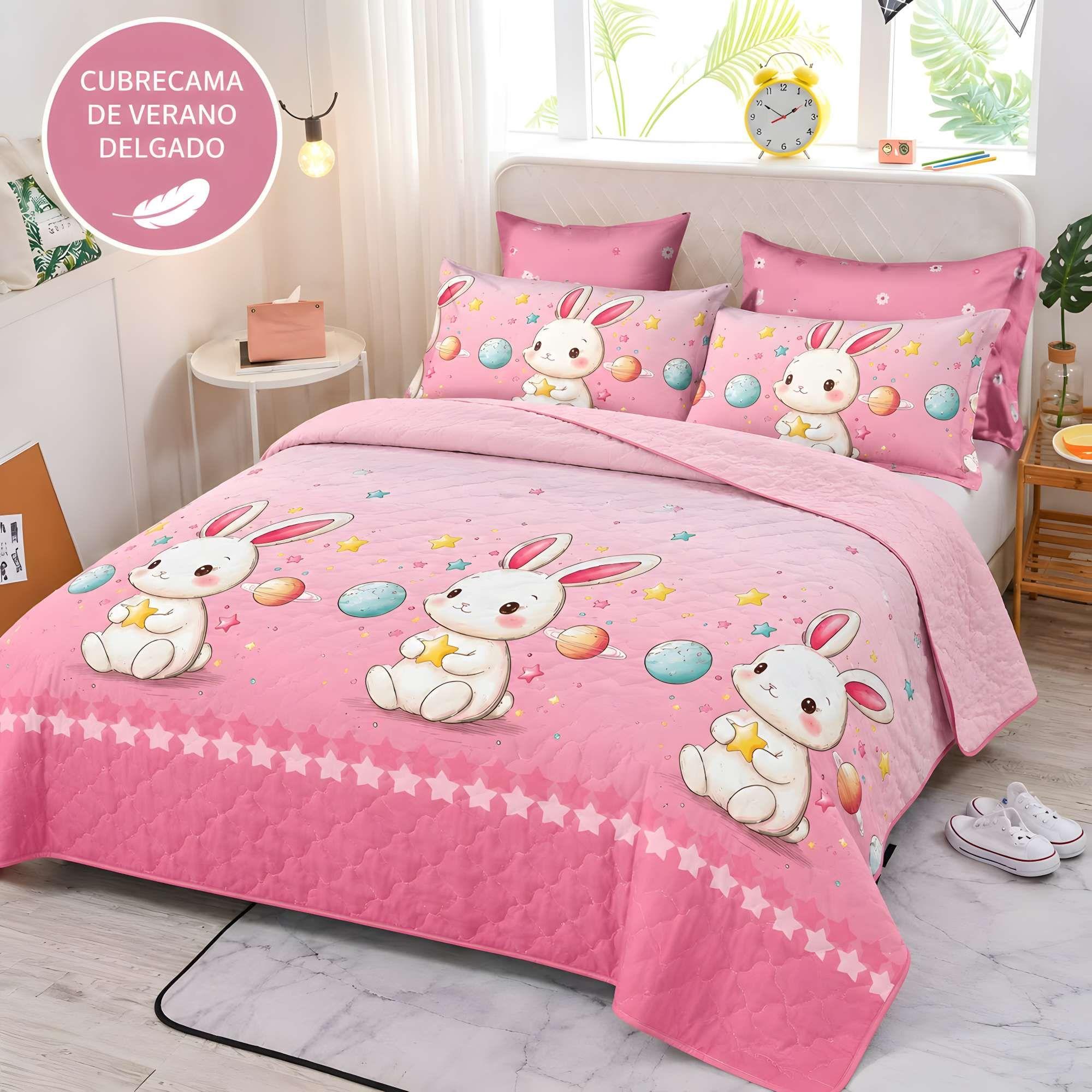CUBRECAMA PREMIUM DE VERANO CON DISEÑO 1,5P B11-2