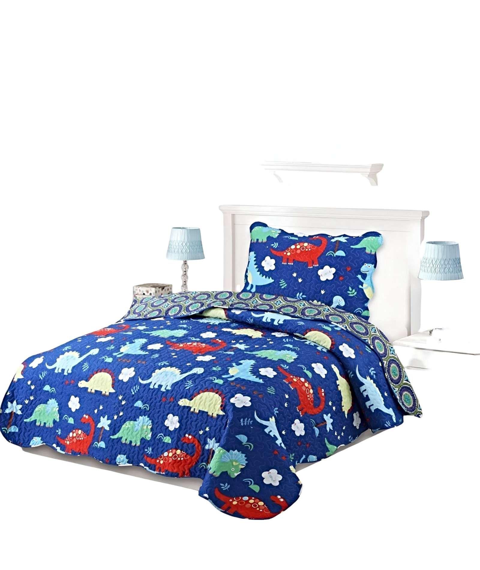 CUBRECAMA QUILT DE VERANO PLAZA Y MEDIA A1-0