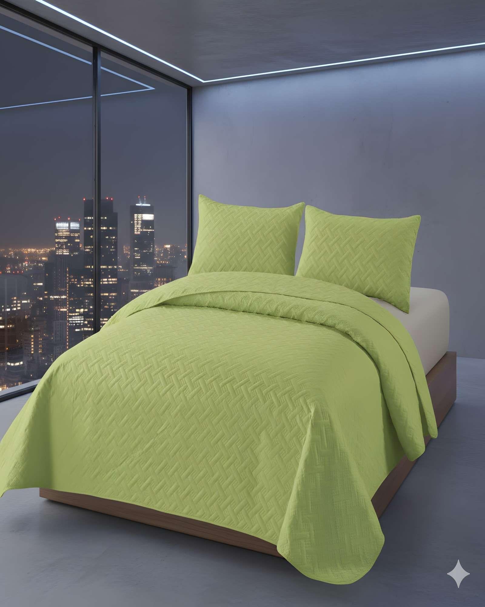 QUILT CUBRECAMA DE VERANO UNICOLOR 2 PLAZAS A8-3