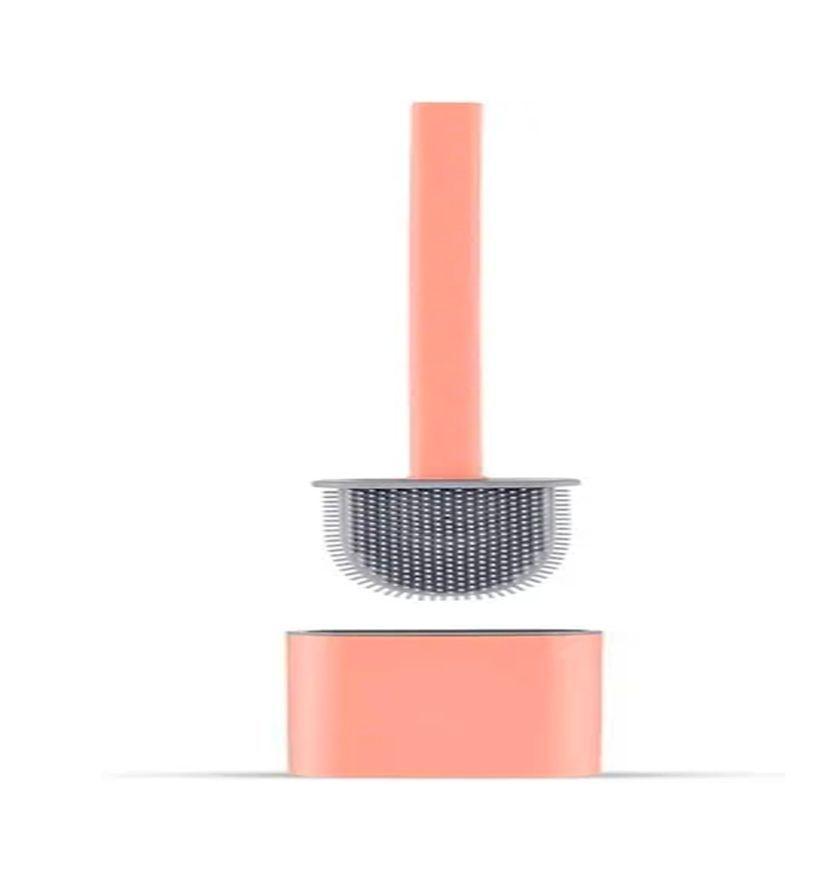 Cepillo Escobilla de Baño Para Inodoro Rosado W-16376RO-0