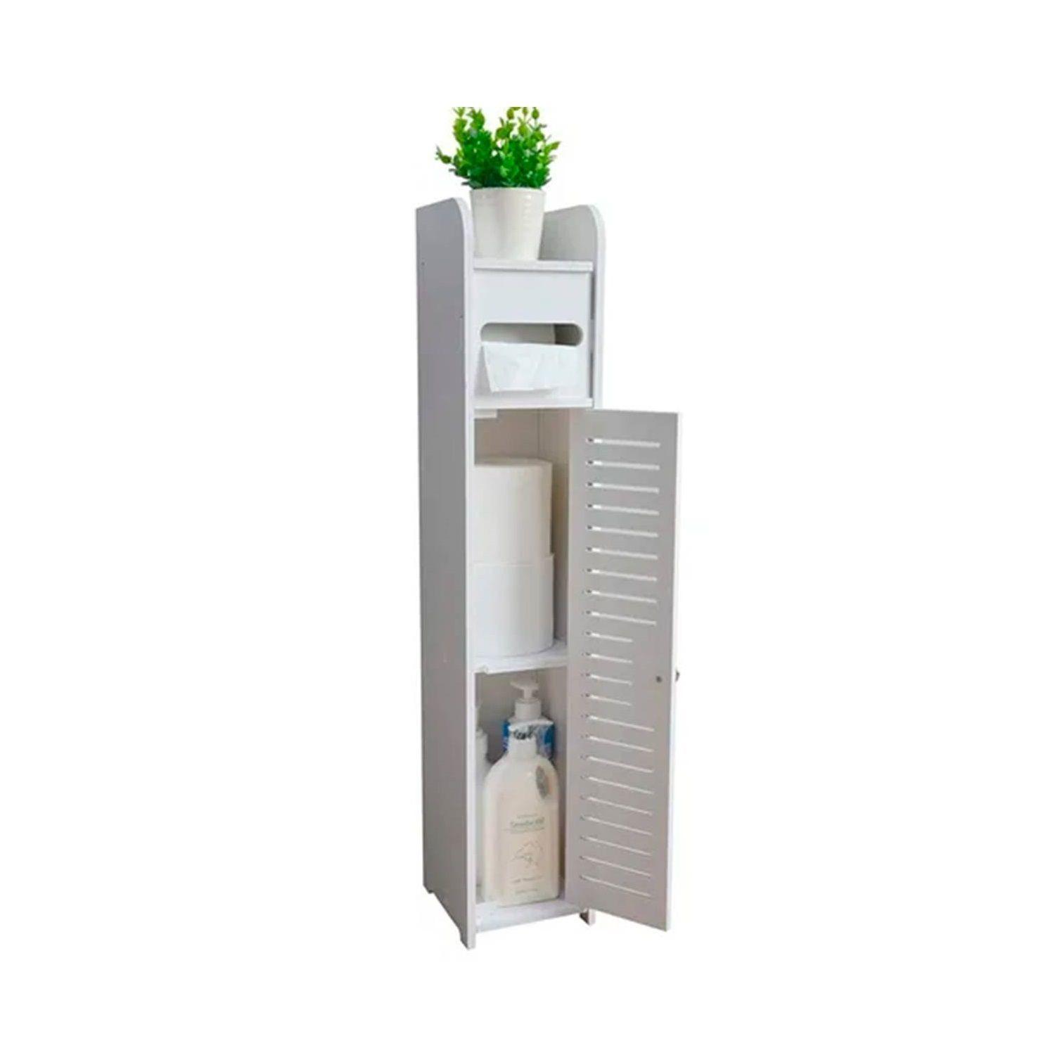 Estante De Baño Organizador Blanco W-21125 Welife-0