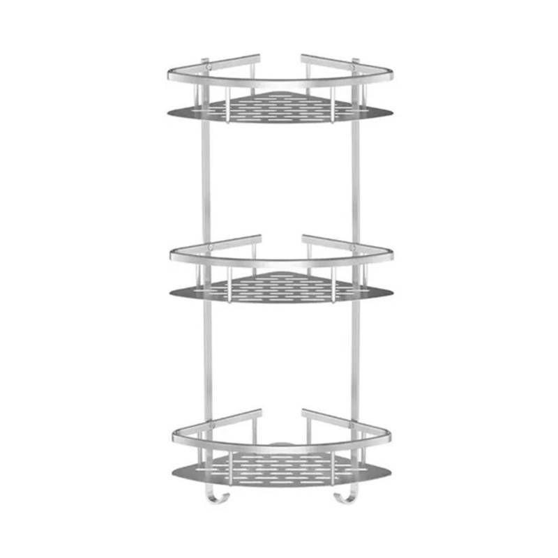 Organizador Para Ducha Estante Esquinero 3 Niveles Multiuso W-30813 Welife-0