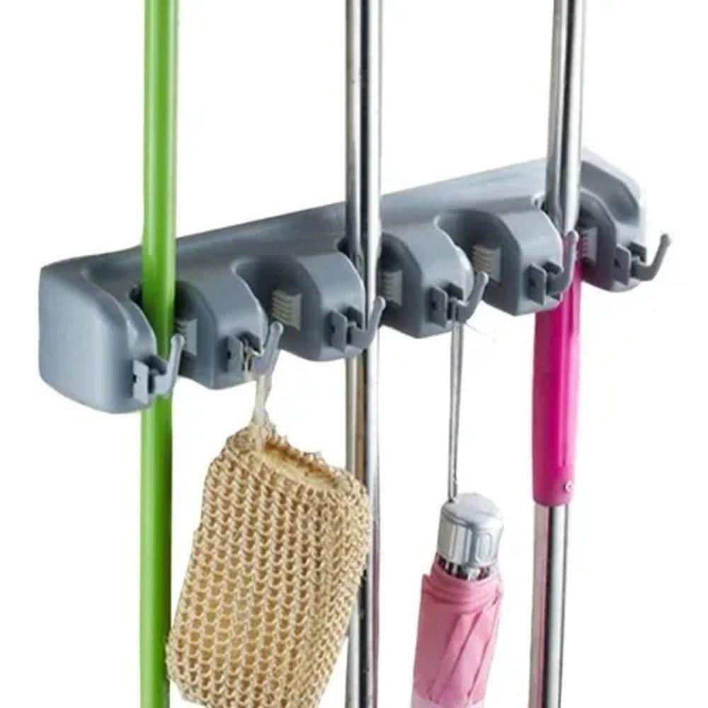 Organizador Para Escobas Soporte De Pared Multiusos W-14113 Welife-1