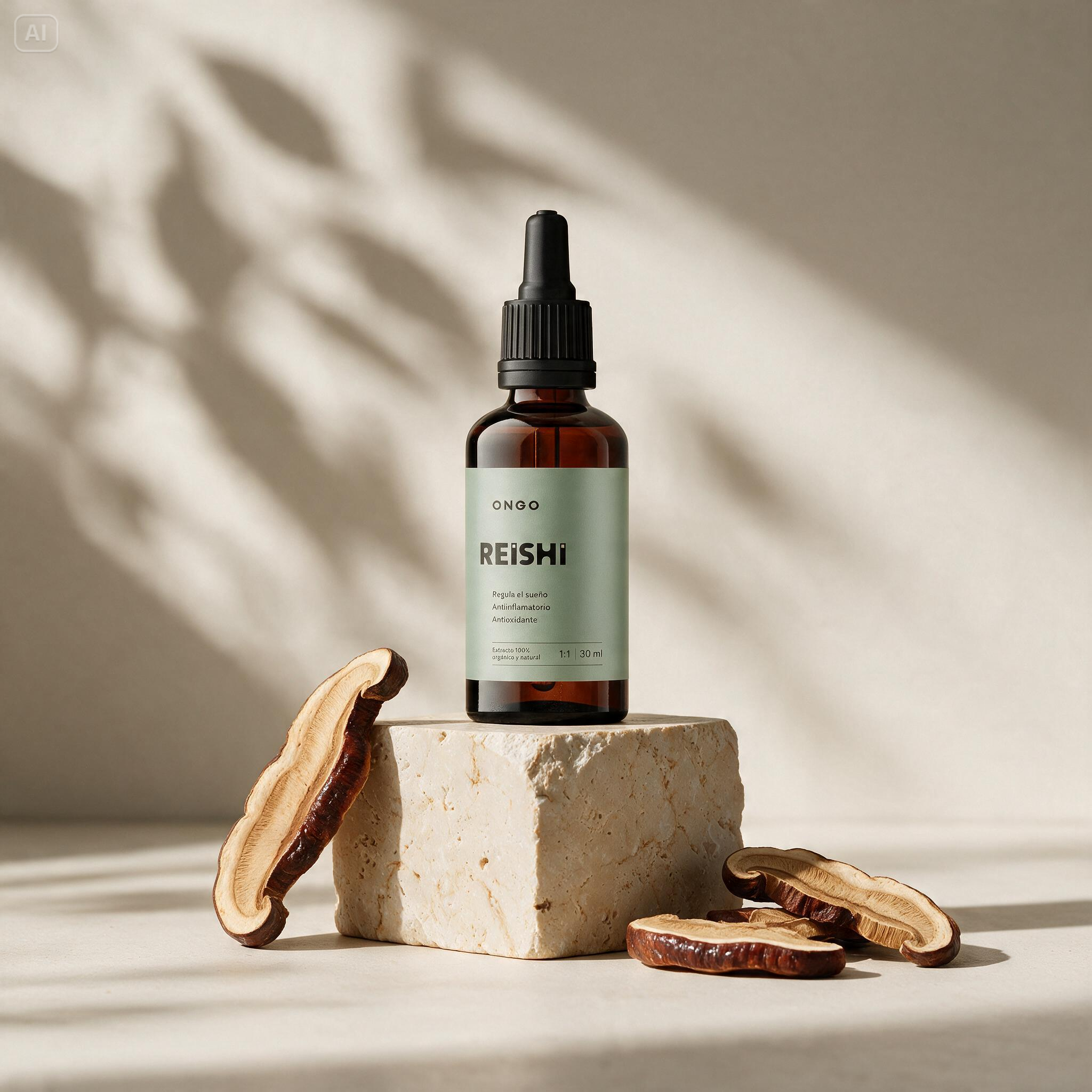 Reishi 30 ml, Extracto 1:1. Para un mejor descanso-2