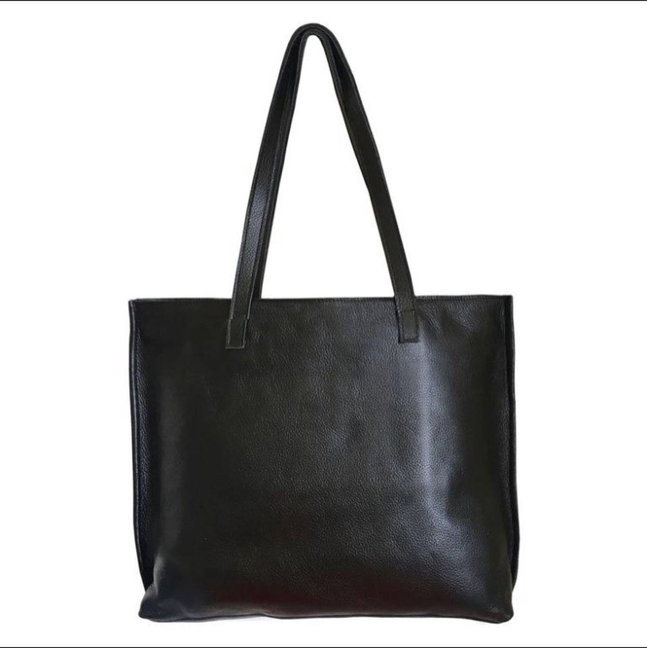 Cartera Cuero Victoria Negra-2