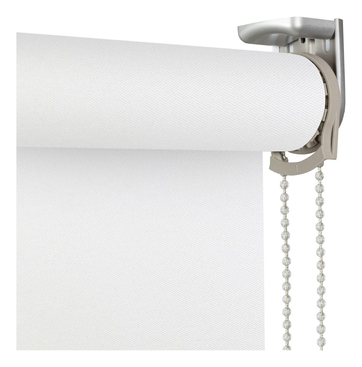Cortina Roller Premium Blackout SD 165X190 Blanco Viewtex-1