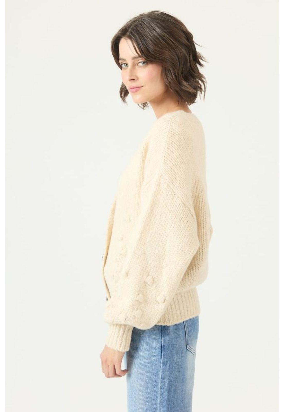 Cardigan con lana beige PRIVILEGE 2764-3