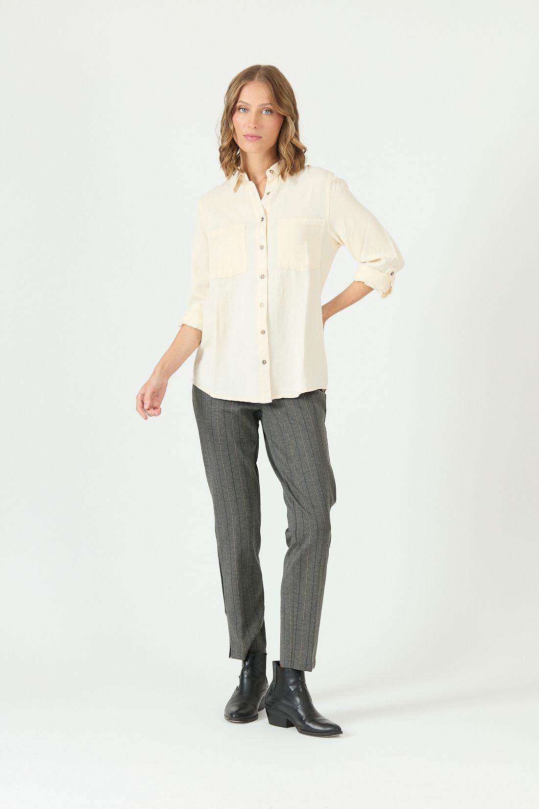 Blusa de lyocell crudo 2176-1