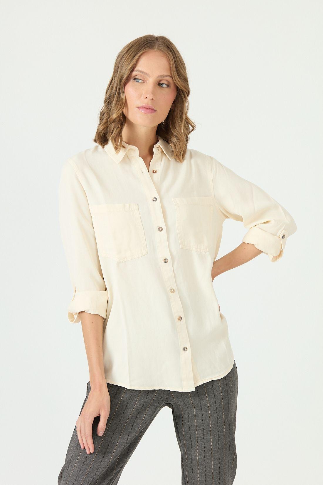 Blusa de lyocell crudo 2176-2