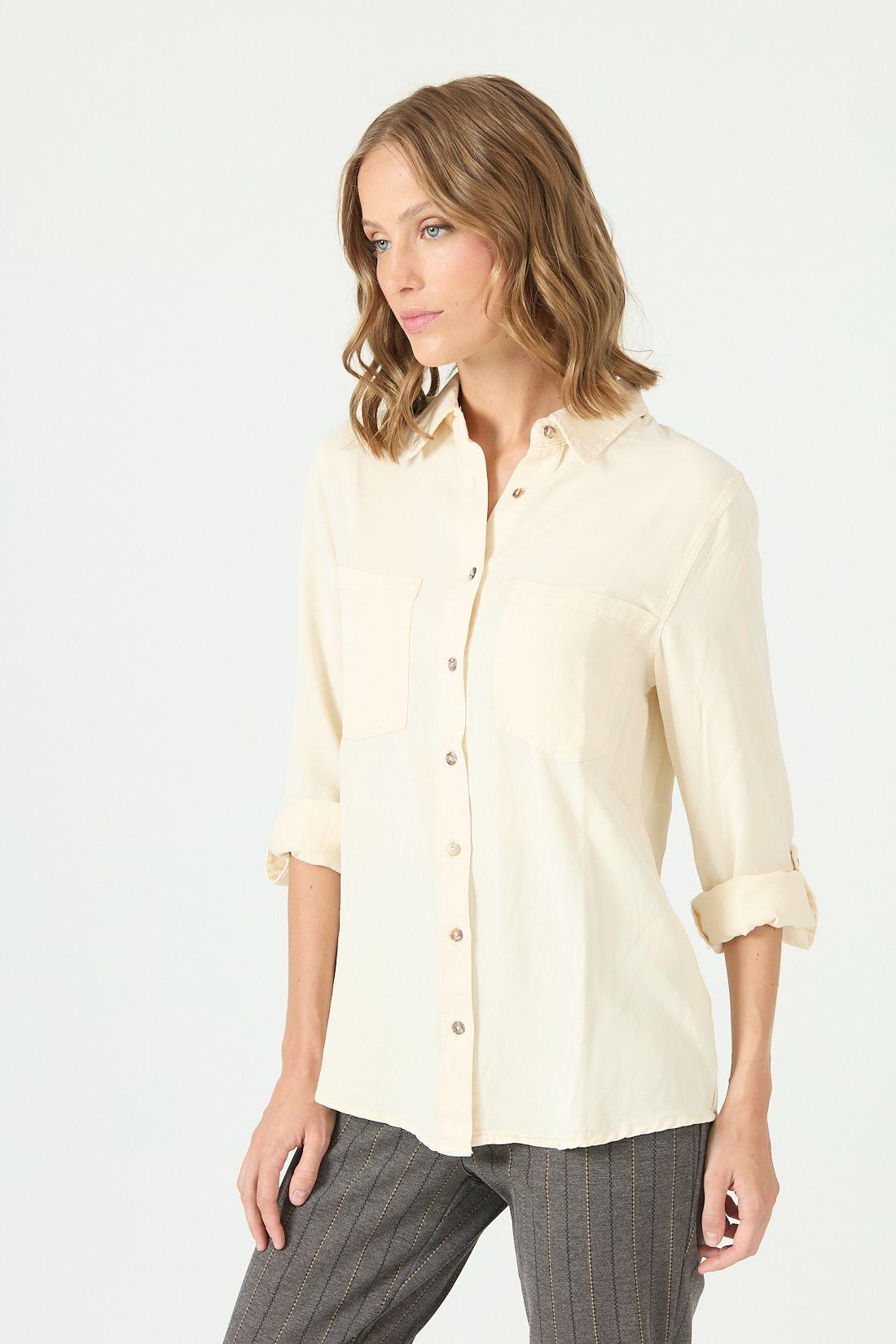 Blusa de lyocell crudo 2176-3