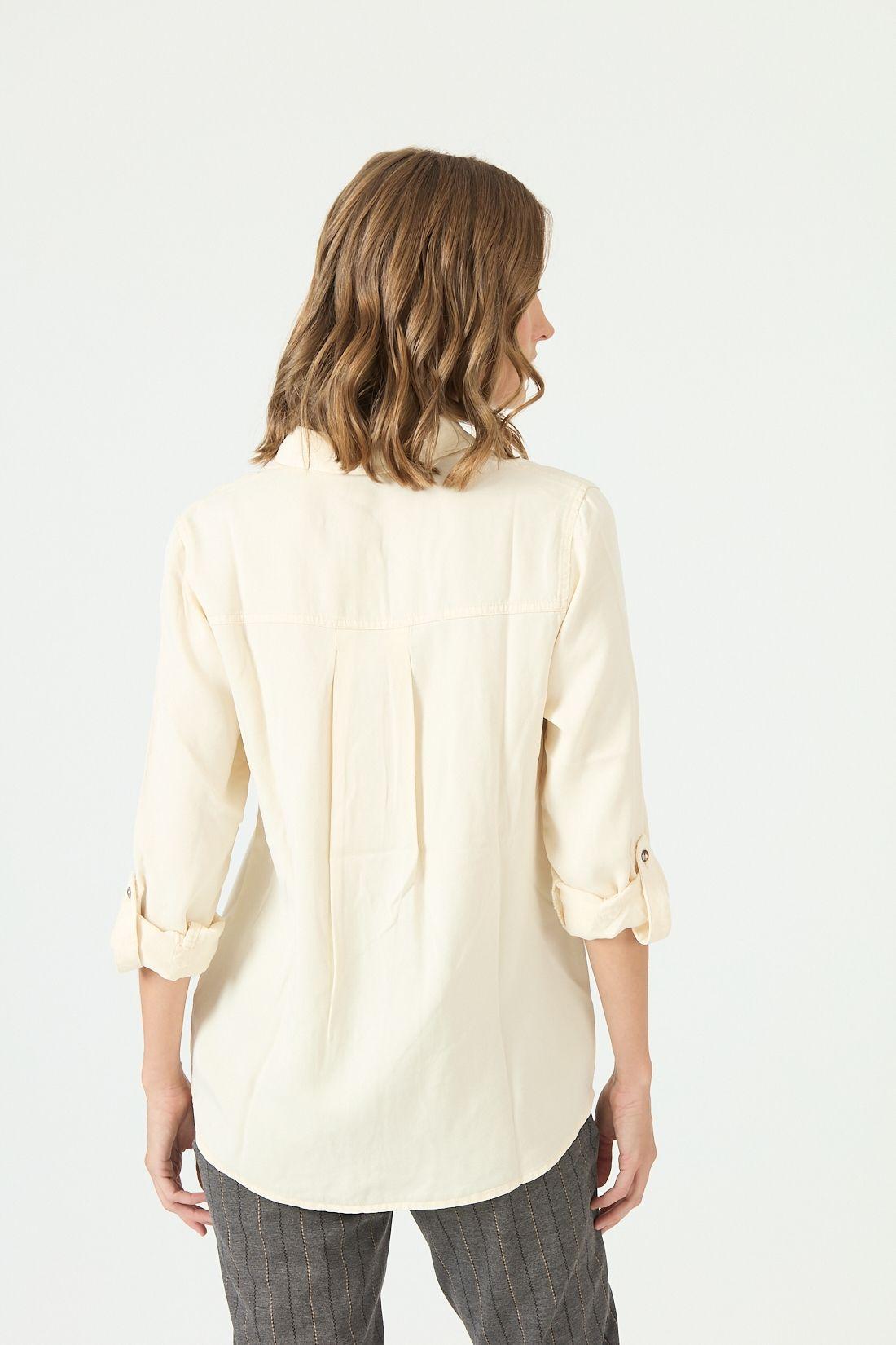 Blusa de lyocell crudo 2176-4