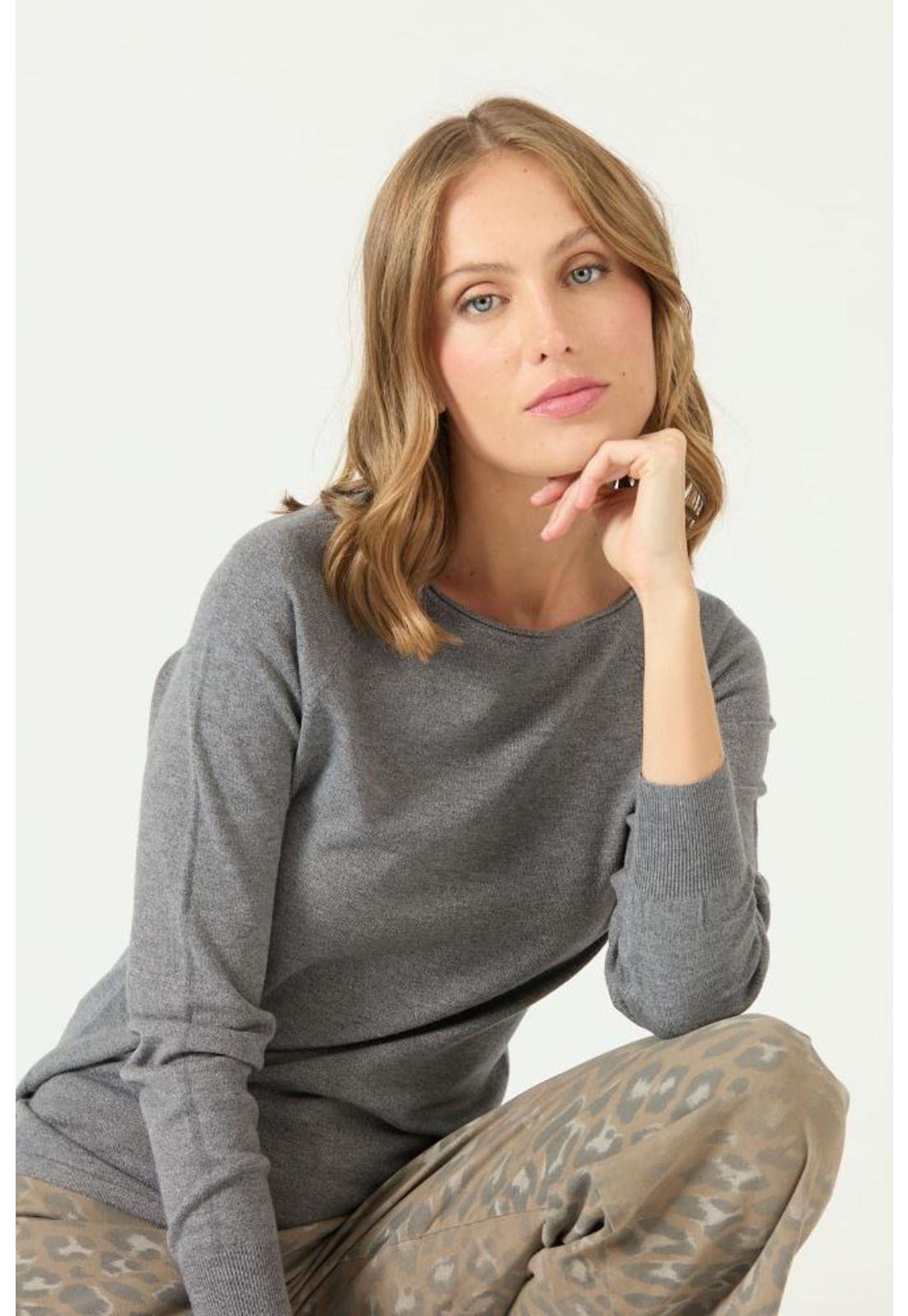 Sweater gris oscuro PRIVILEGE 2192-1