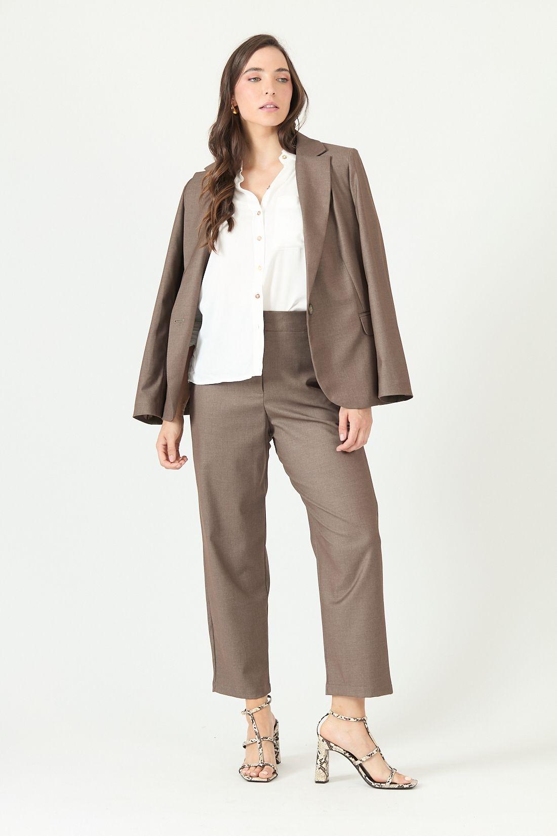 Blazer vison rayas 2236-0