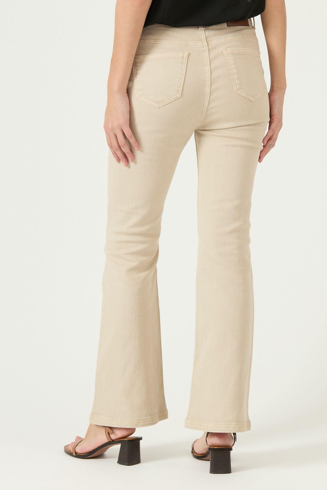 Jeans Flare Beige Cod 2400995-2