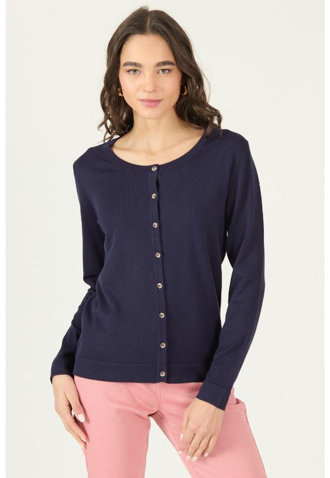 Cardigan azul marino PRIVILEGE 2985-1