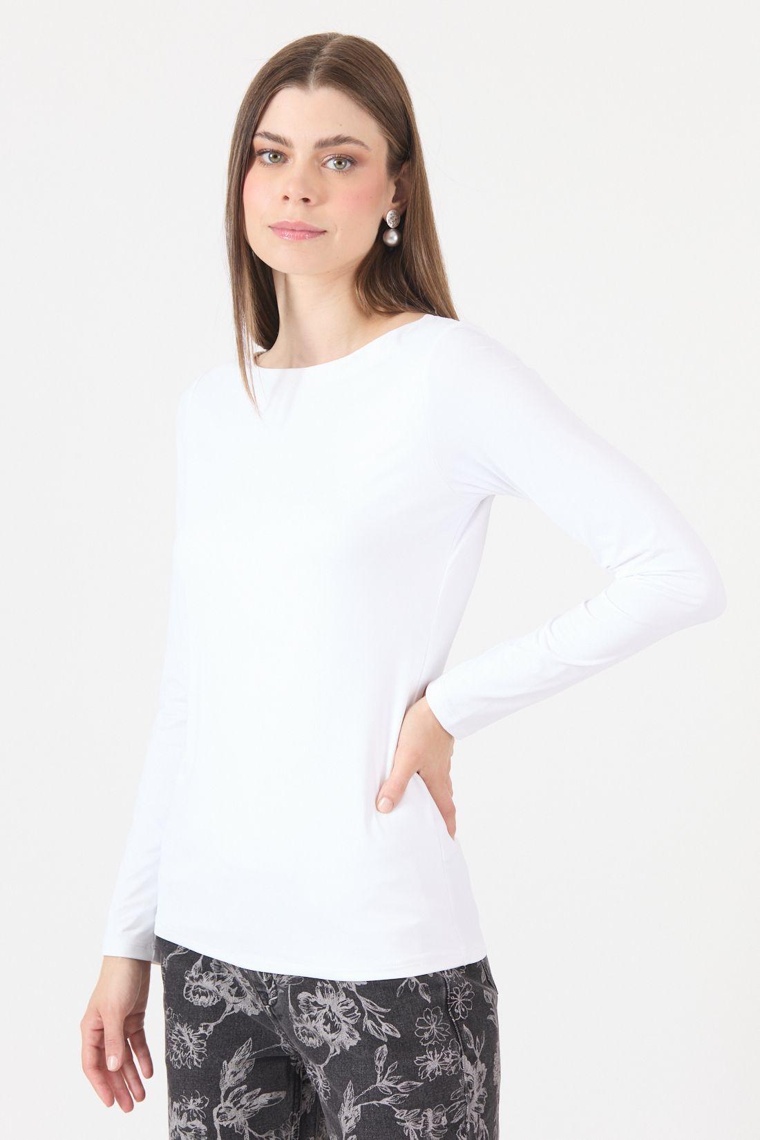Polera Poliamida Blanca Cod 2800026-2