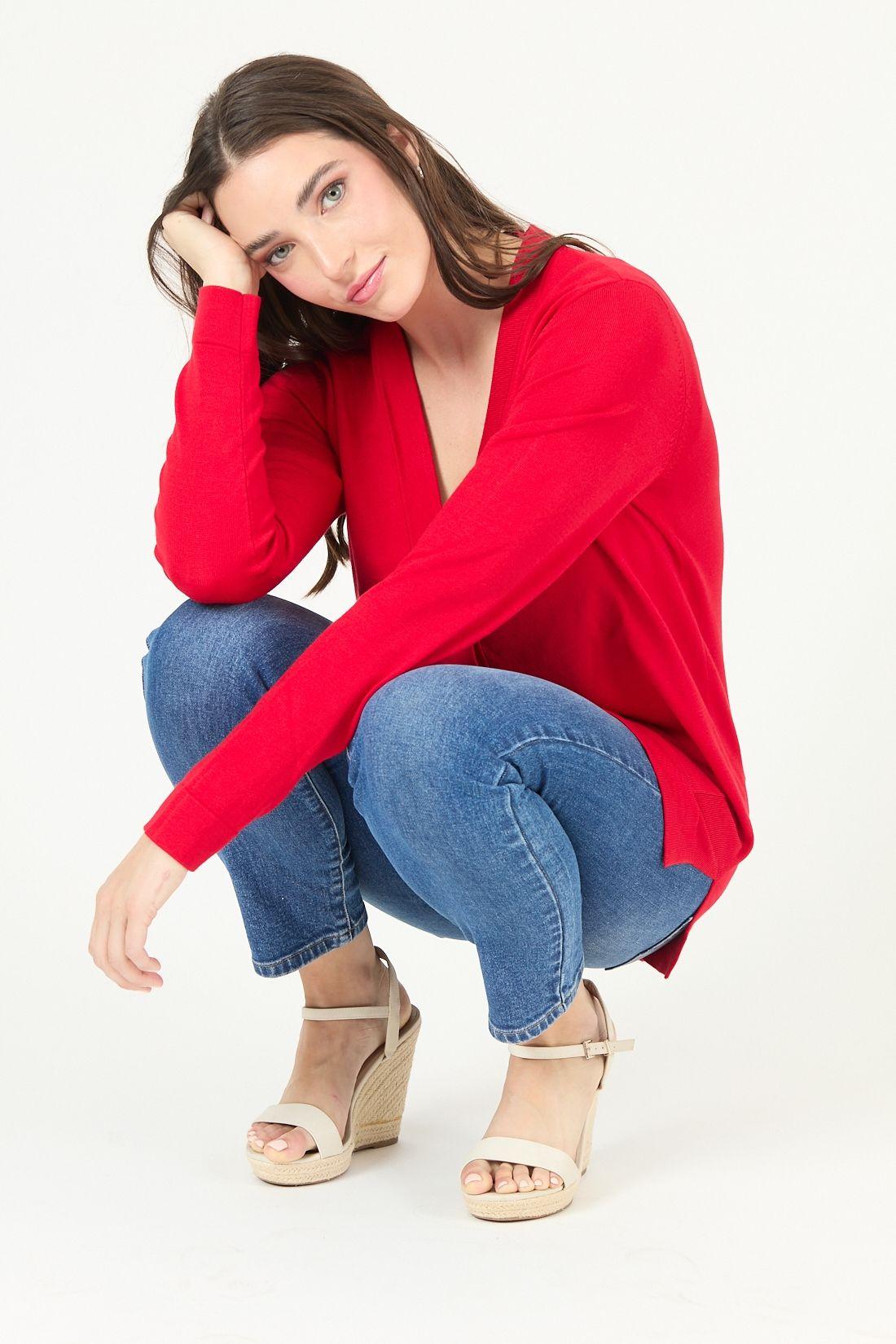 Cardigan rojo 2461-3