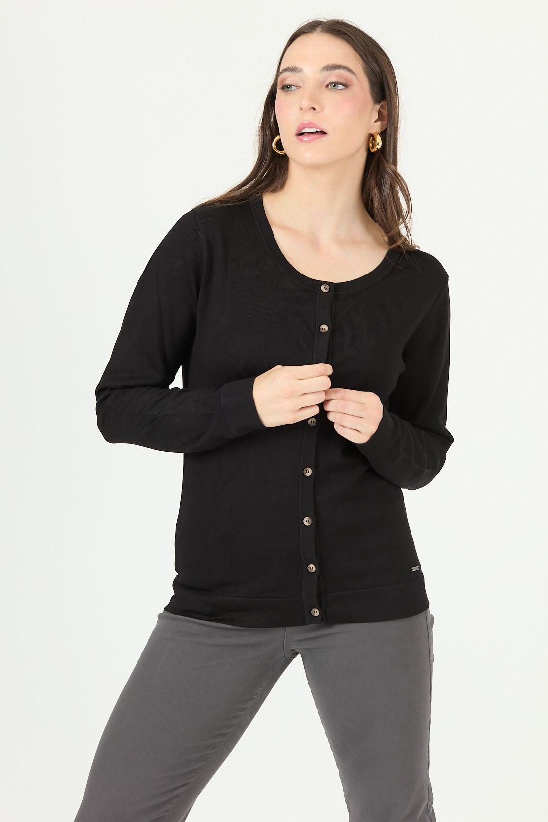 Cardigan Negro Cod 7900275-0