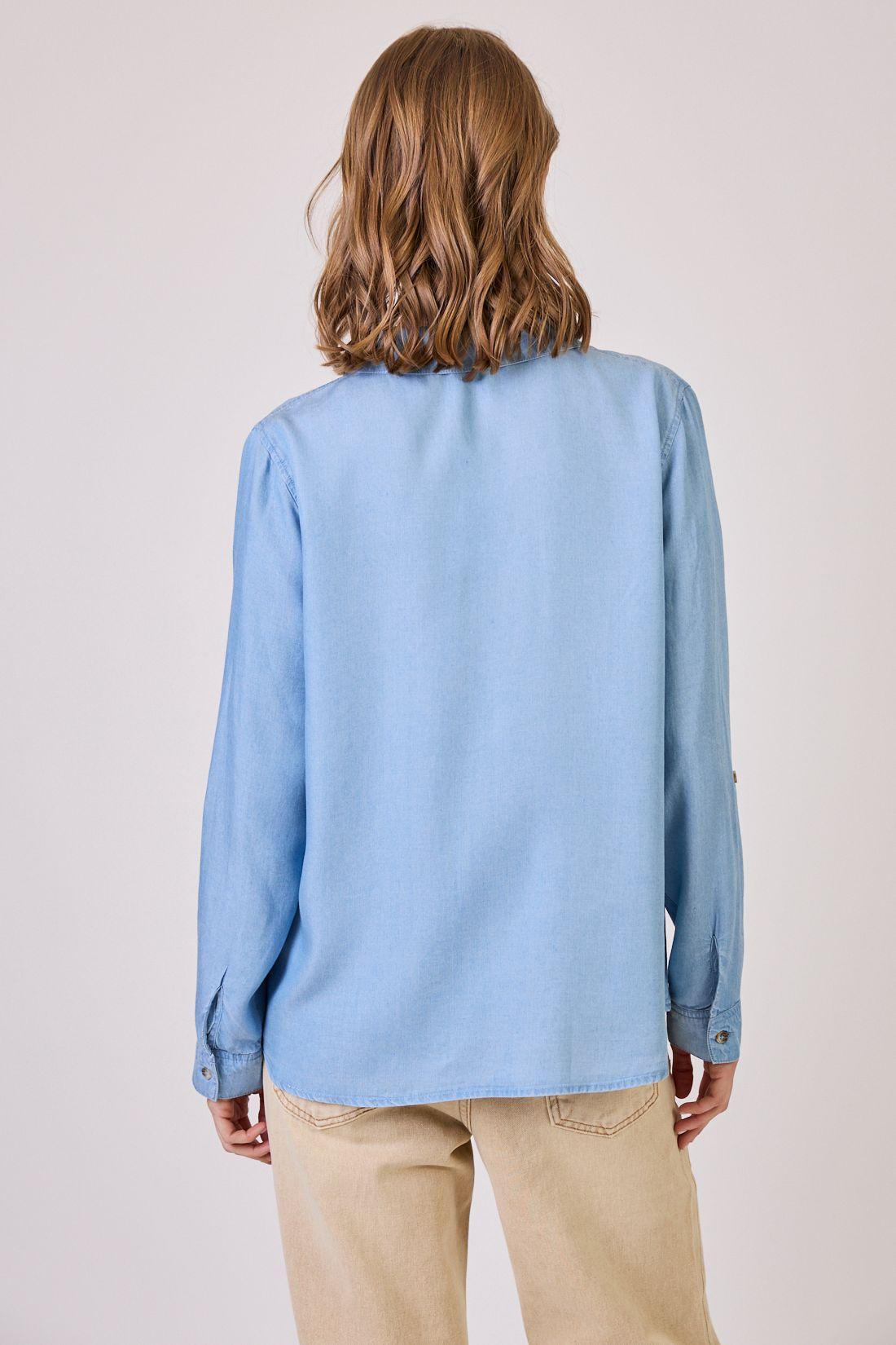 Blusa Lyocell Celeste Cod 4520556-3