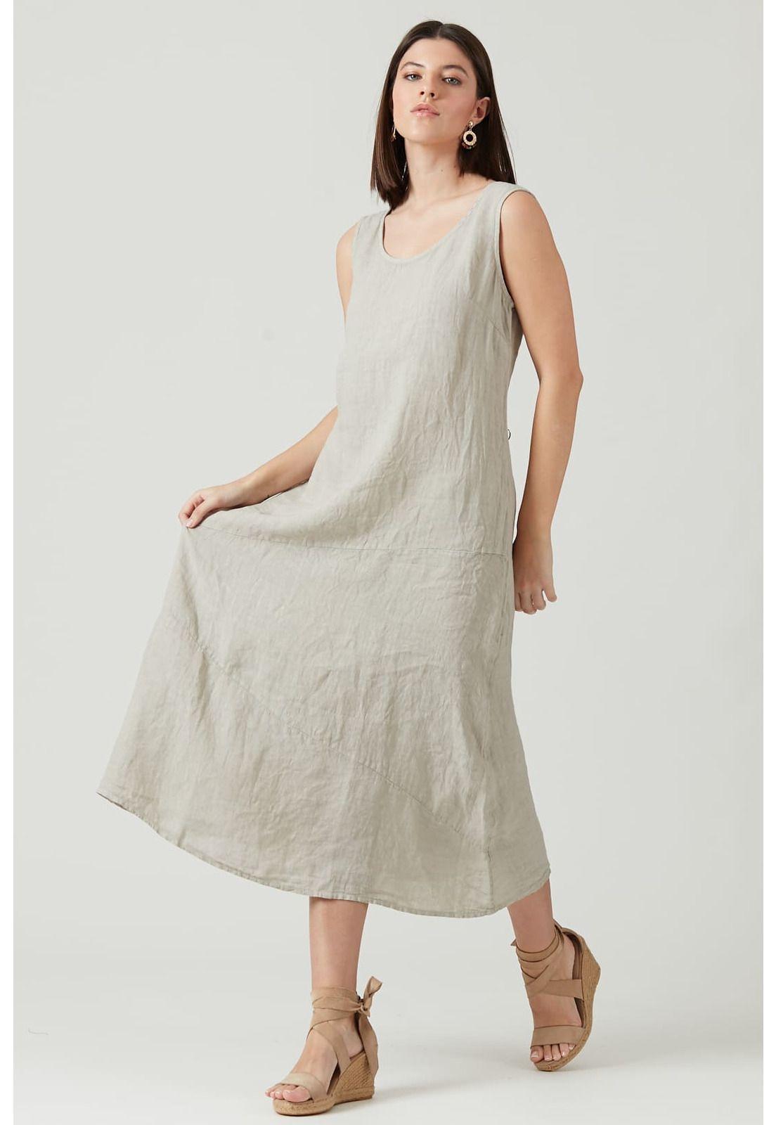 Vestido de lino vison-2