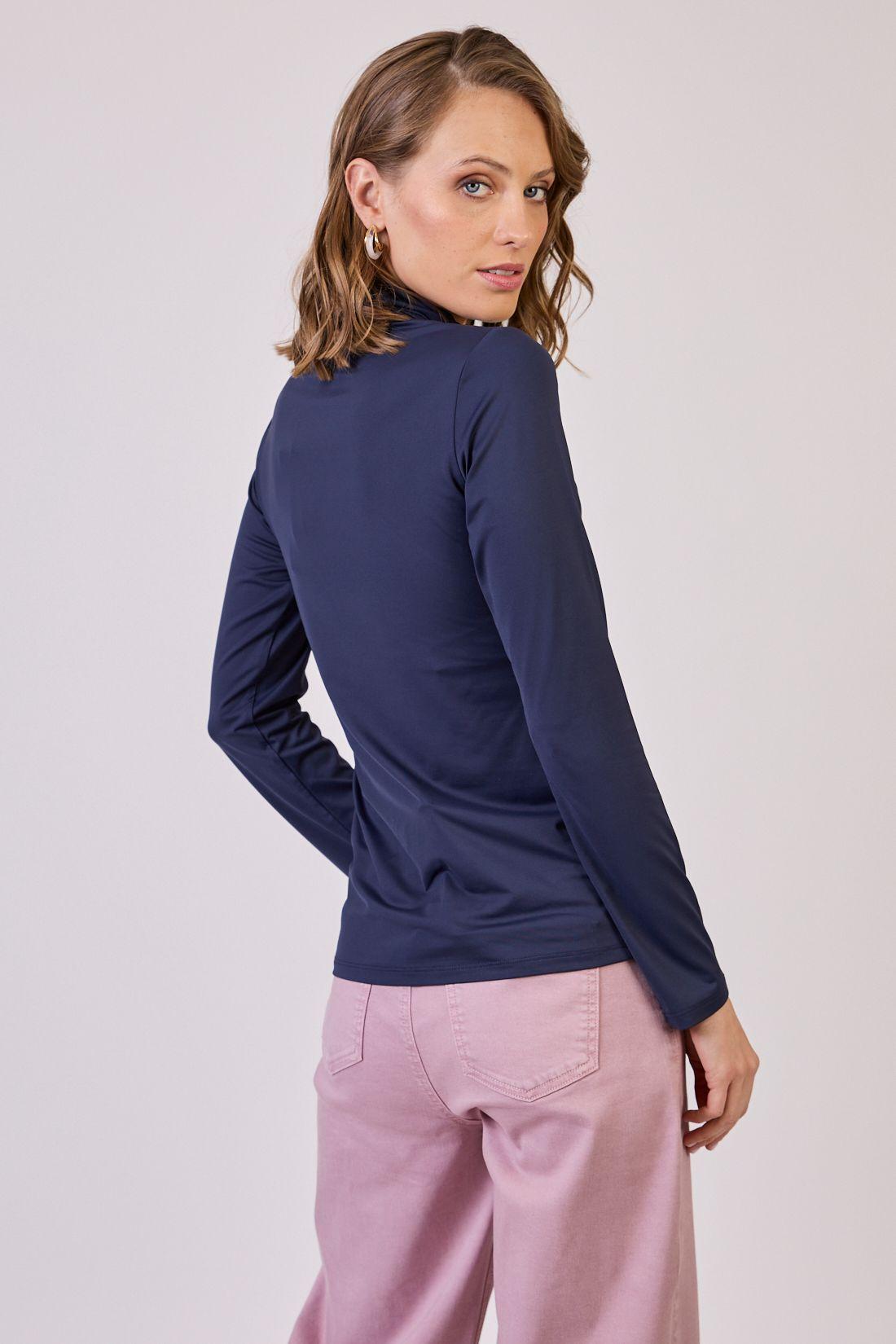 Polera Poliamida Azul Marino Cod 2800036-3